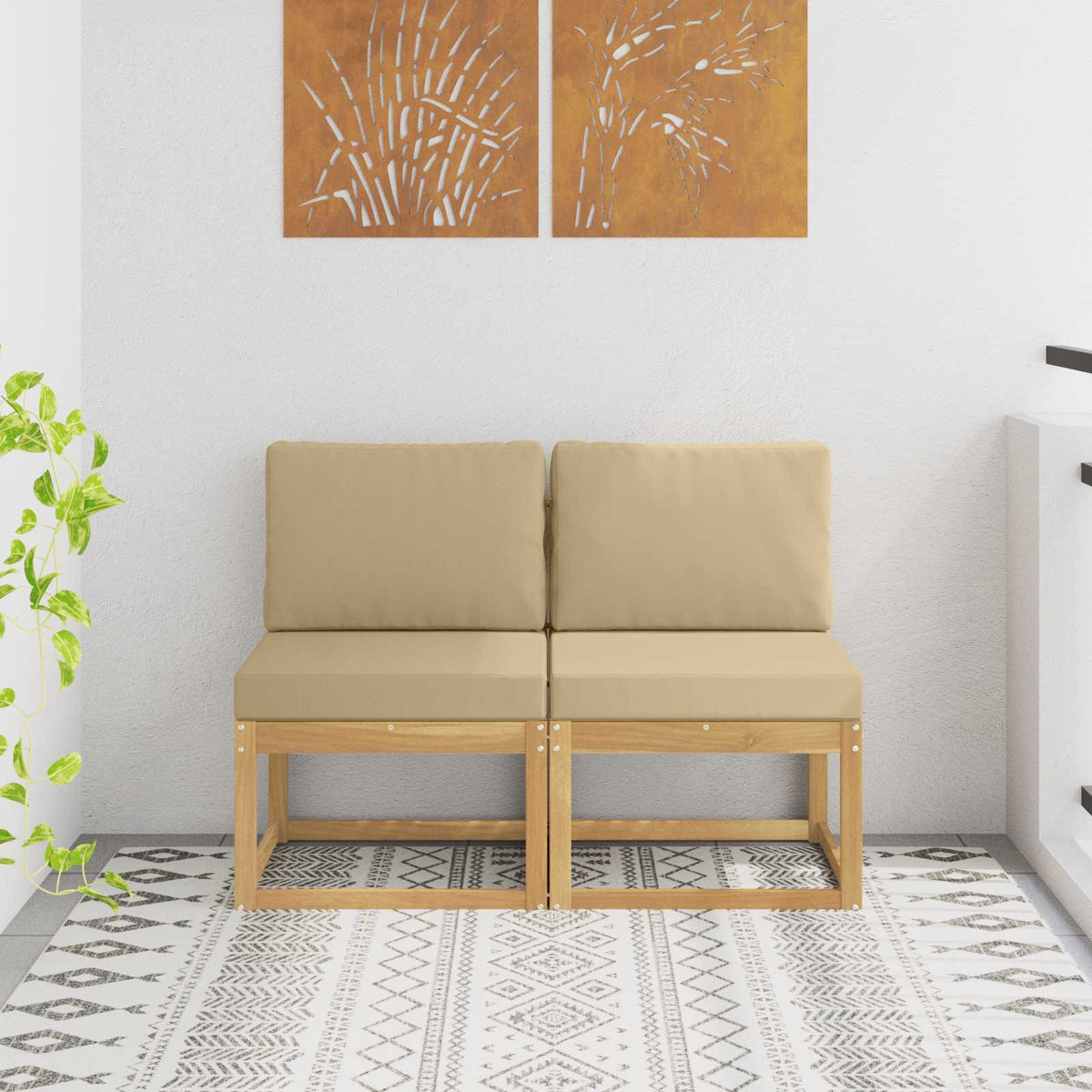 Vanjski Čvrsto drvo akacije 59 x 59 x 37 cm