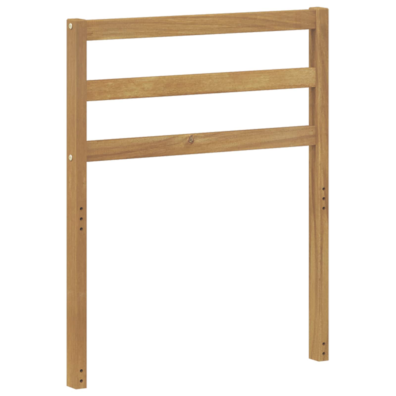 Modul naslona Bijela 59 x 4 x 73 cm Čvrsto drvo akacije