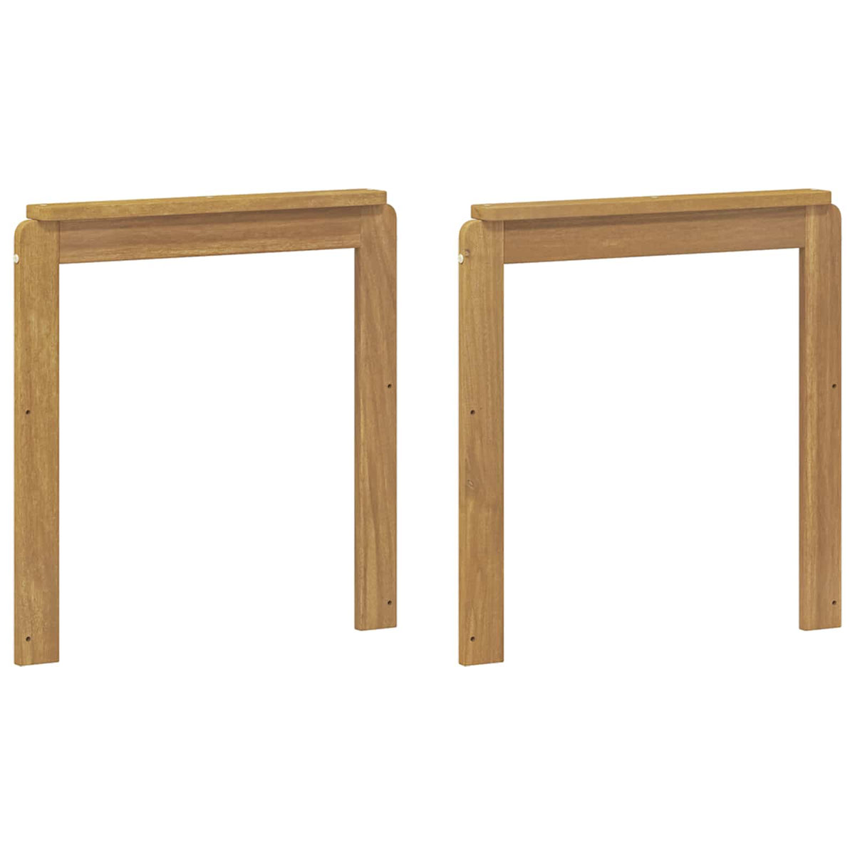 Modul naslona za ruke 2 pcs Bijela 59 x 6 x 61 cm