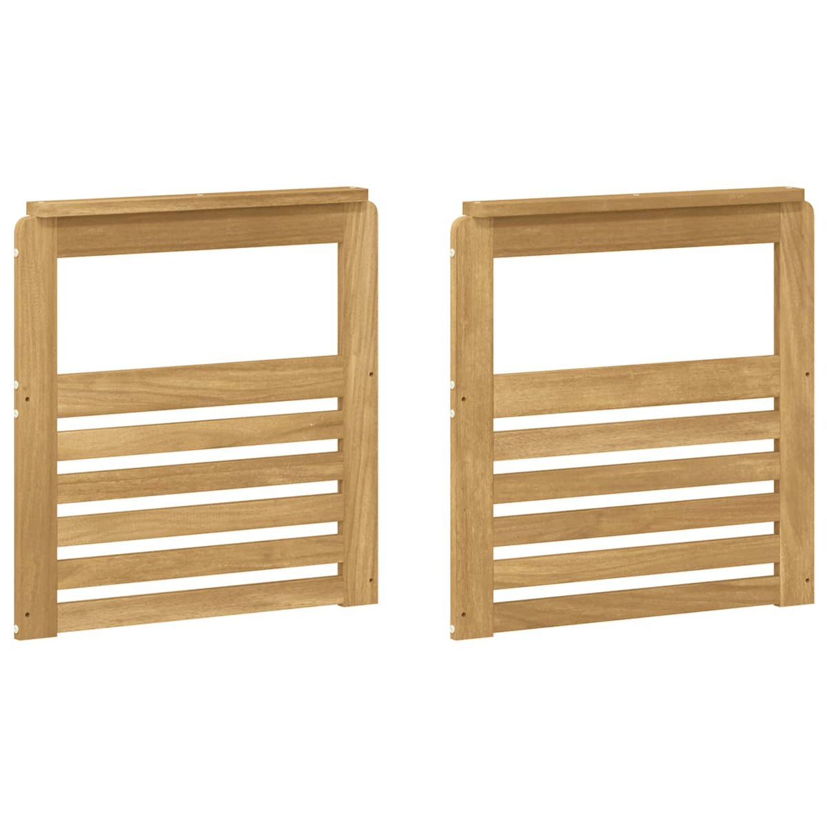 Modul naslona za ruke 2 pcs Bijela 59 x 6 x 61 cm