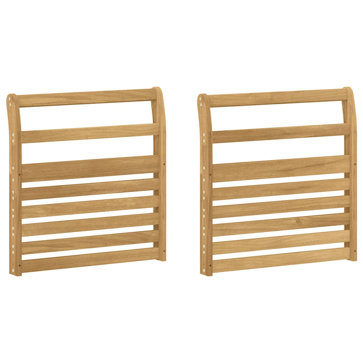Modul naslona za ruke 2 pcs Bijela 58,5 x 8 x 60 cm