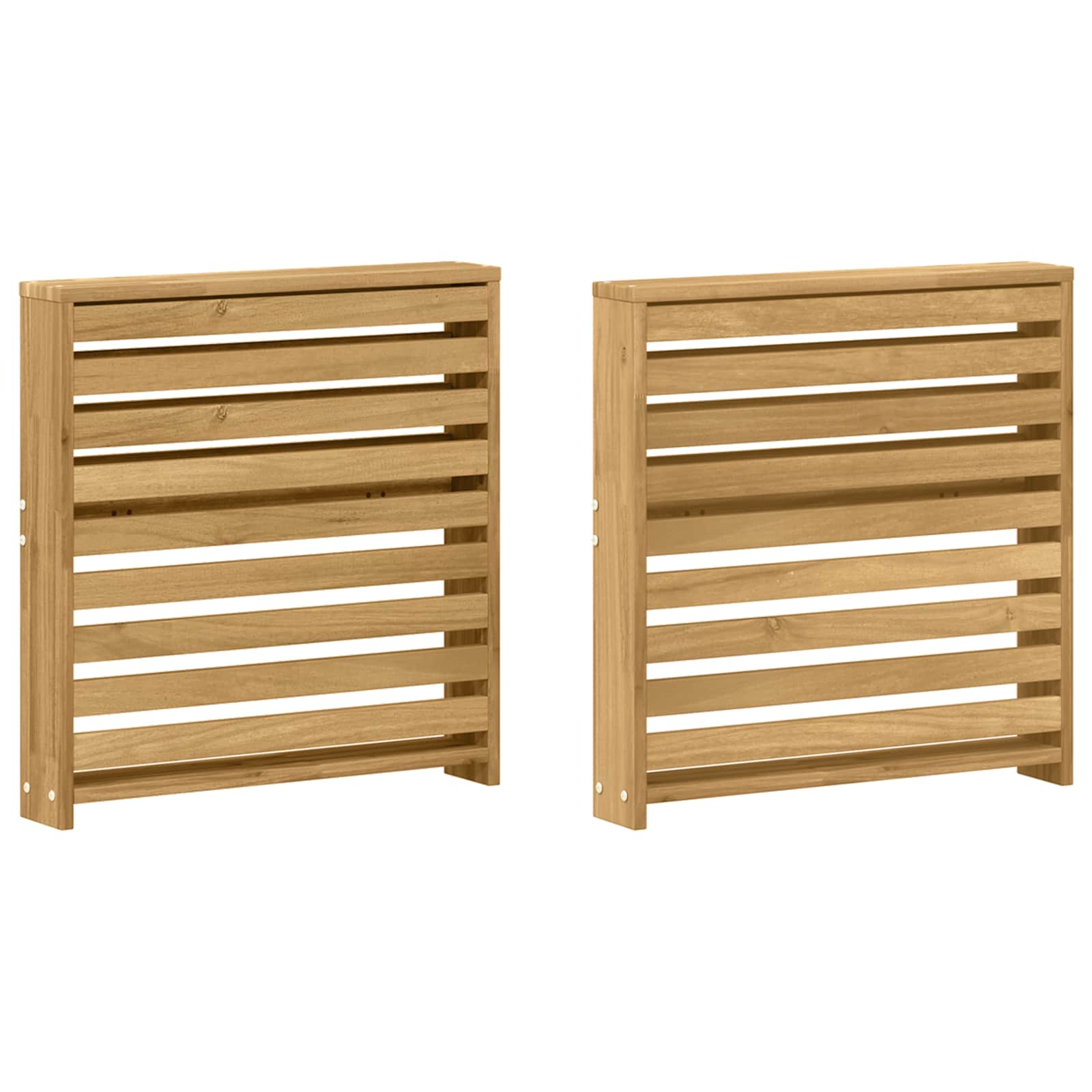 Modul naslona za ruke 2 kom. Bijela 58,5 x 10 x 61 cm