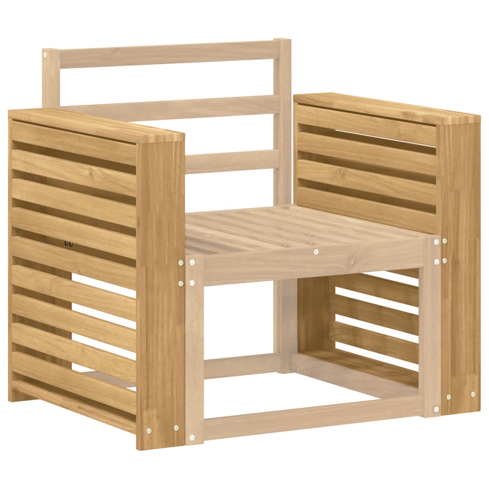 Modul naslona za ruke 2 kom. Bijela 58,5 x 10 x 61 cm