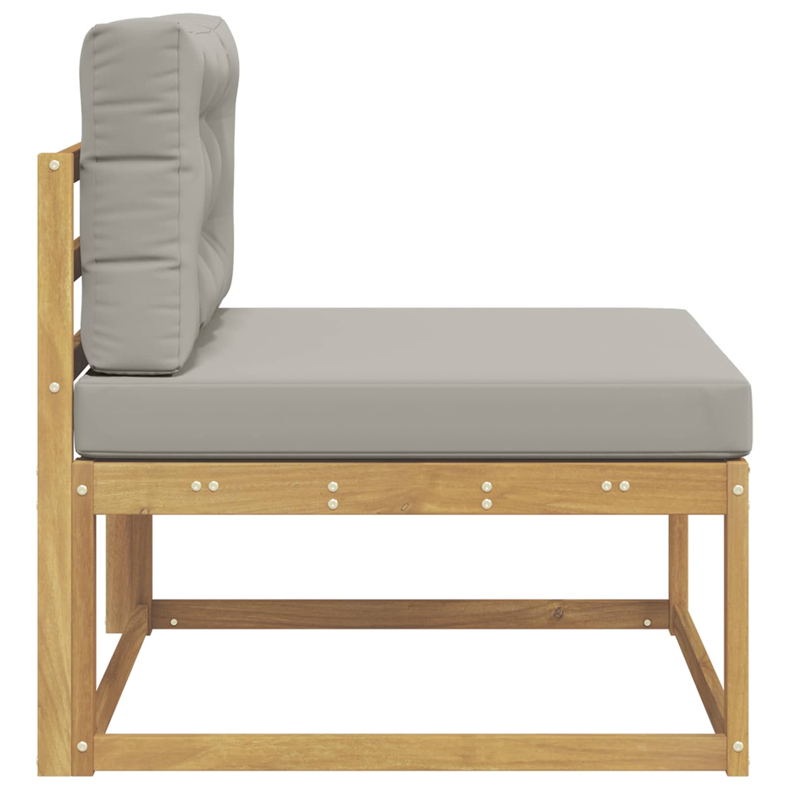 Srednja sofa za van Poliester Bijela