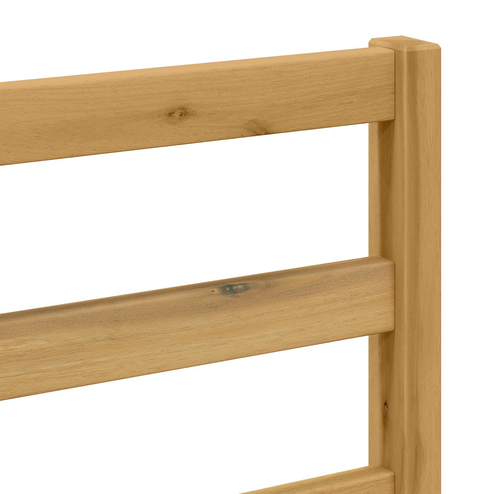 Modul naslona Bijela 79 x 4 x 73 cm Čvrsto drvo akacije