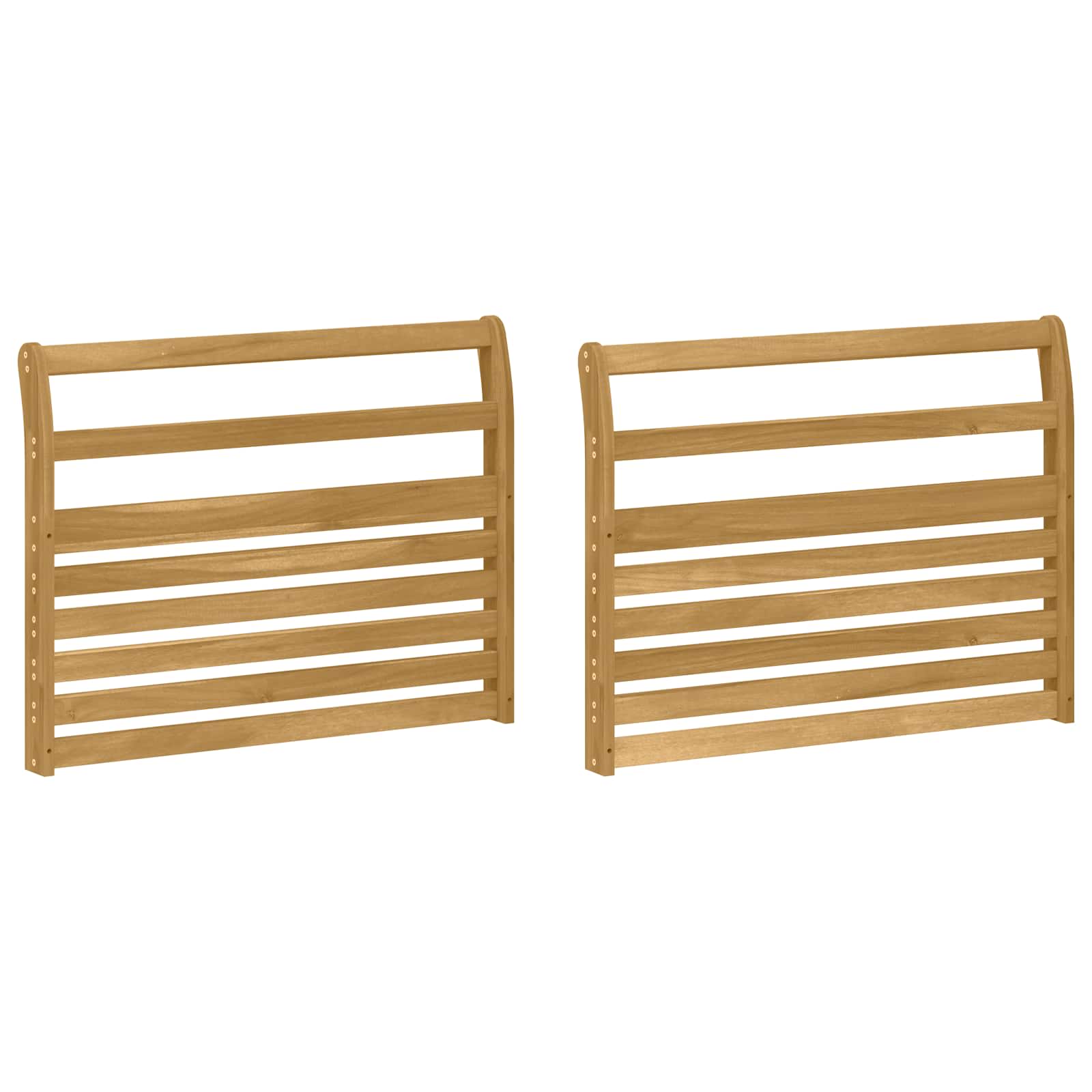 Modul naslona za ruke 2 pcs Bijela 78,5 x 8,5 x 60 cm