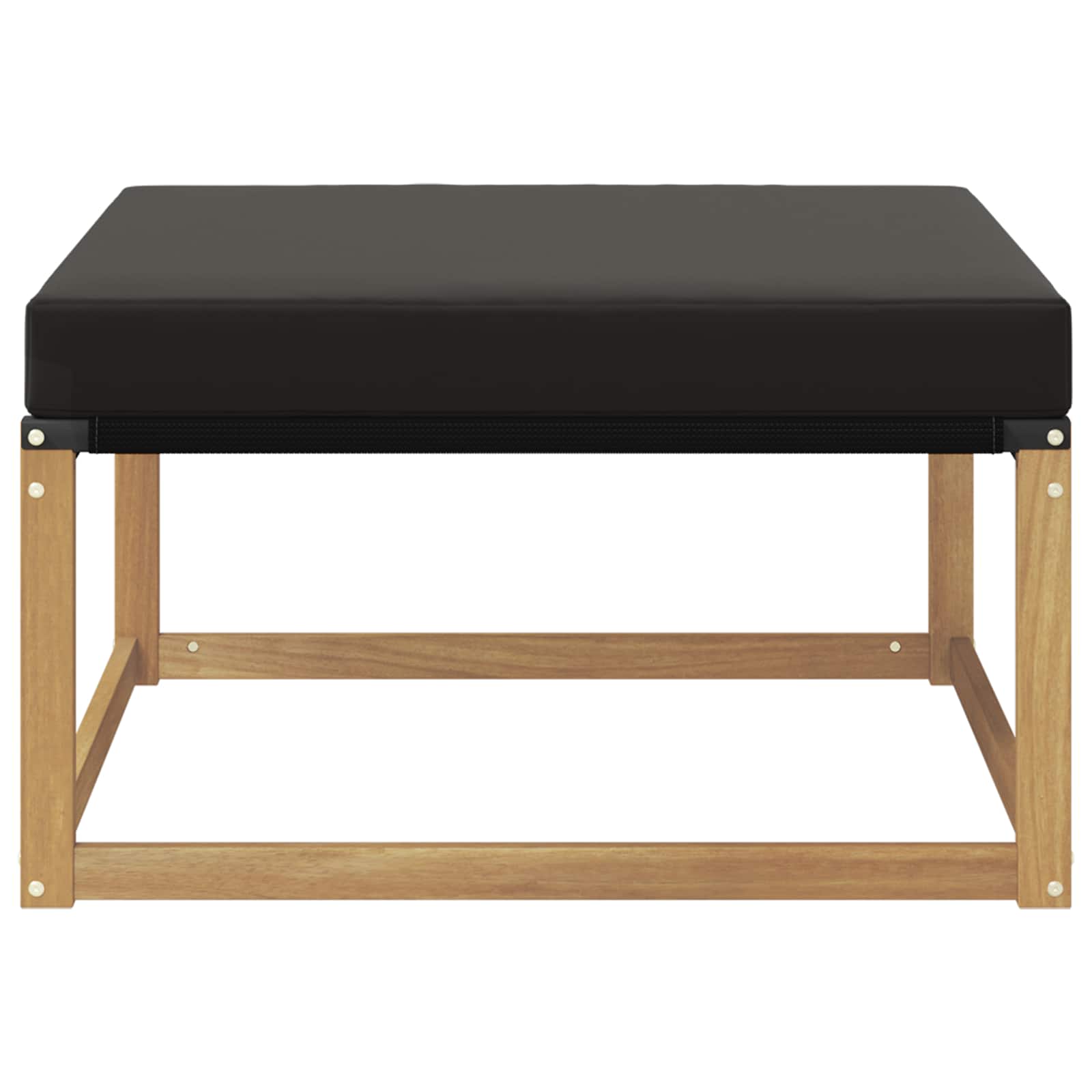 Vanjski otoman Čvrsto drvo akacije i Textilene Bijela