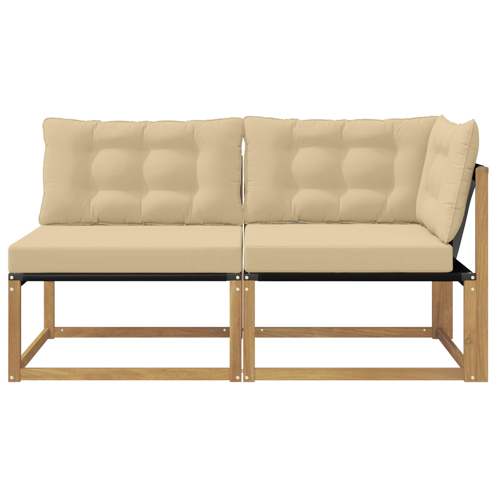 Sekcionalna sofa s jastukom Bijela 162,5 x 83 x 73 cm
