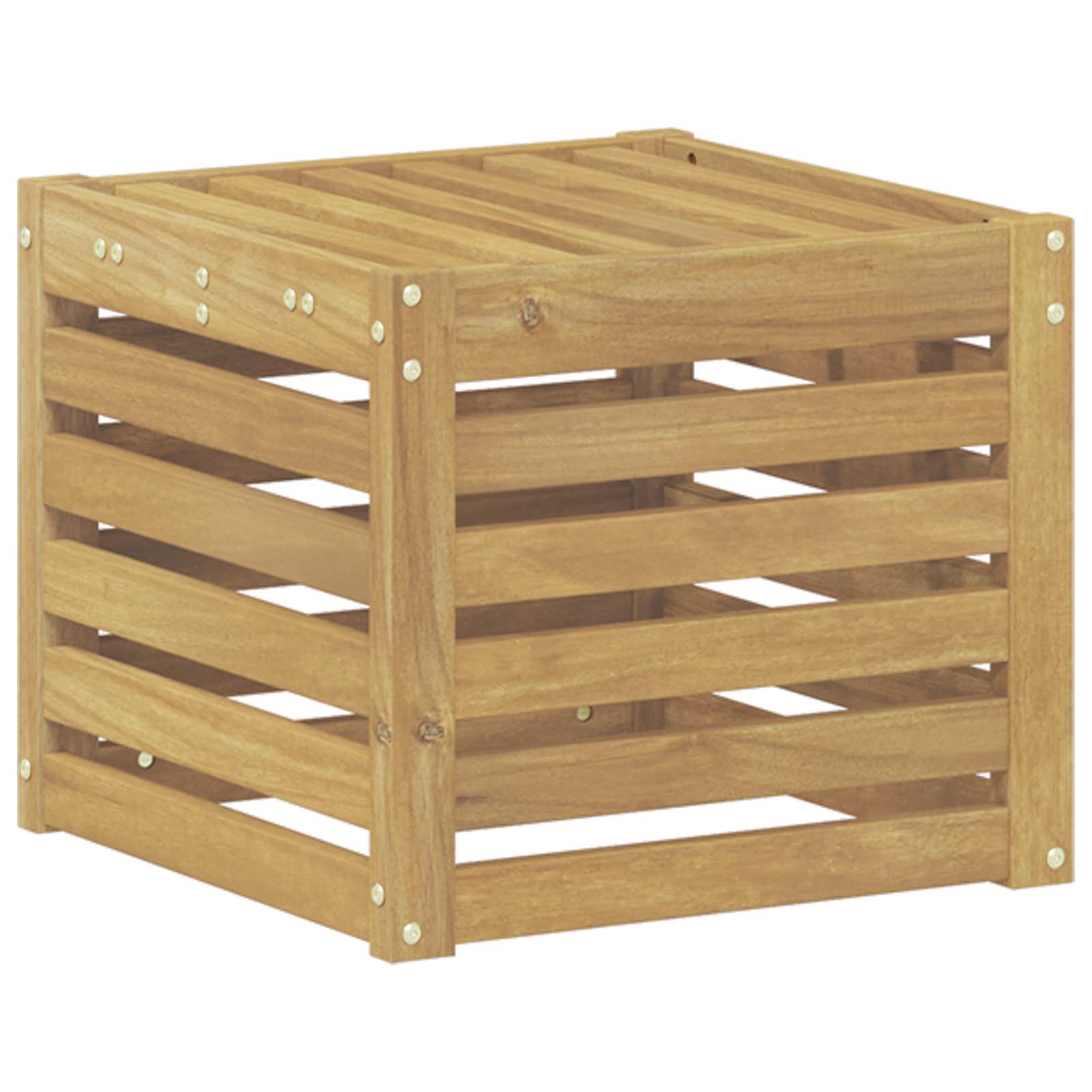 Set vanjskih sofa Bijela 35 x 38 x 37 cm Čvrsto drvo akacije