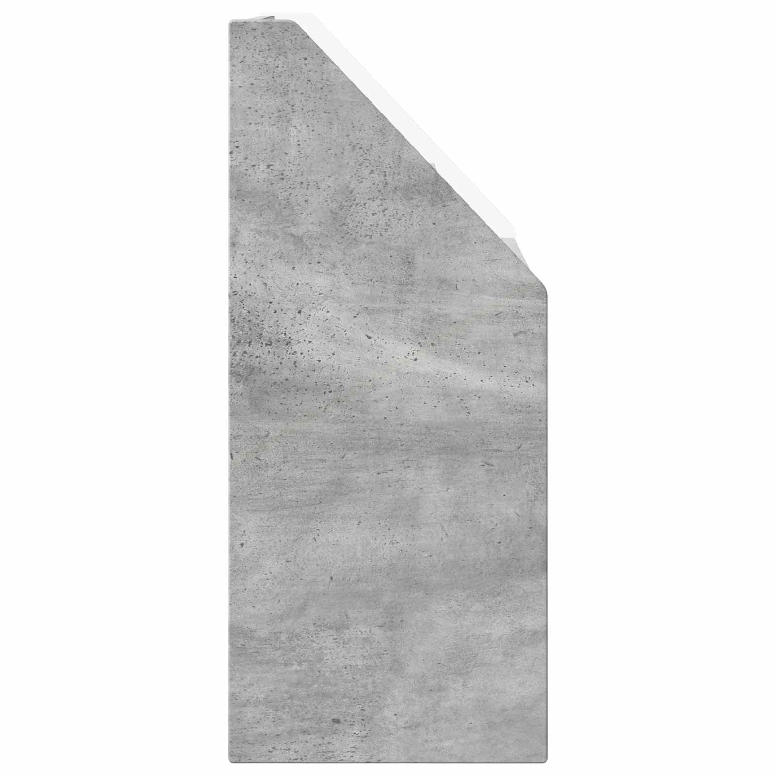 Polica za knjige za djecu Betonski sivi 60 x 29,5 x 69 cm