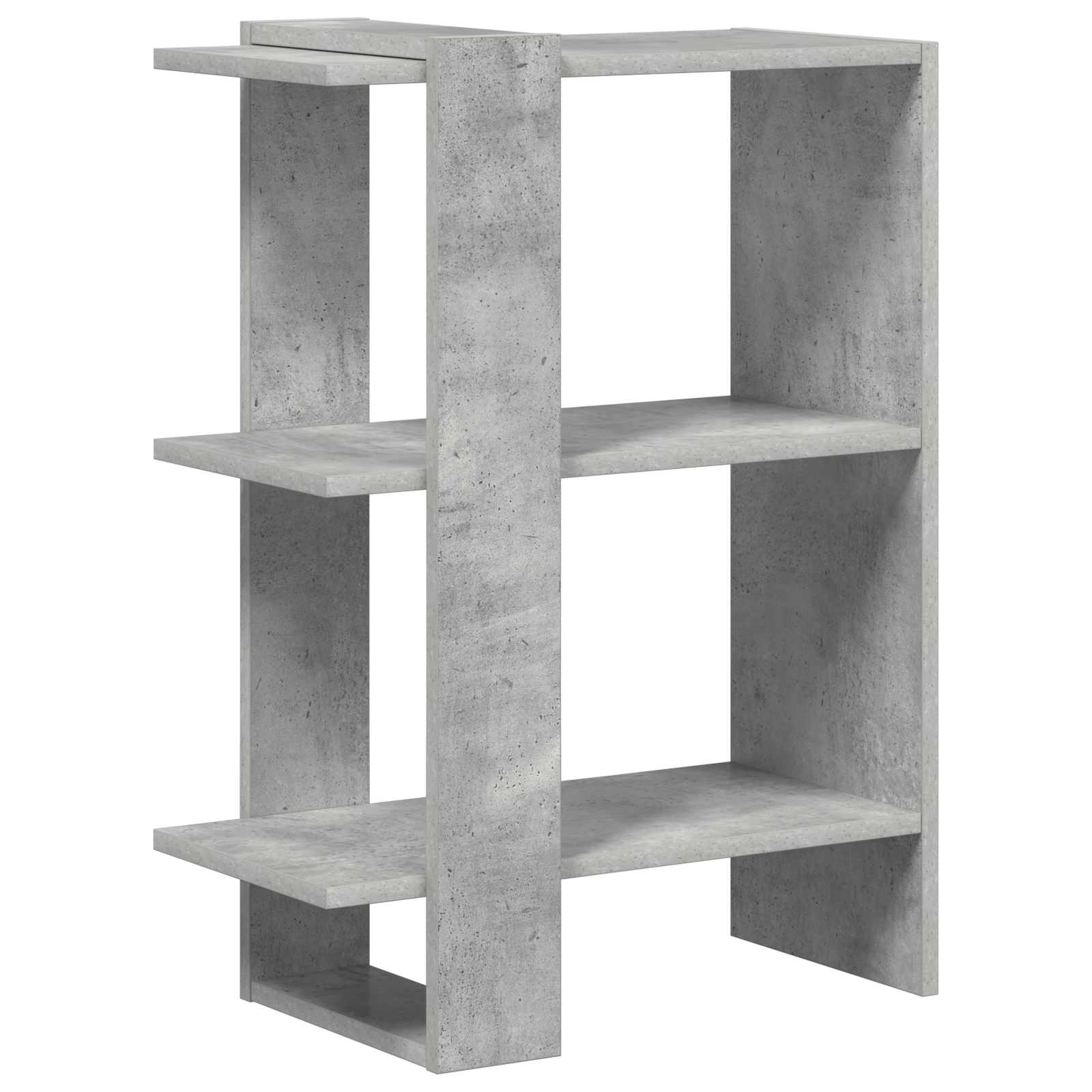 Polica Betonski sivi 52 x 25 x 71,5 cm Konstruirano drvo