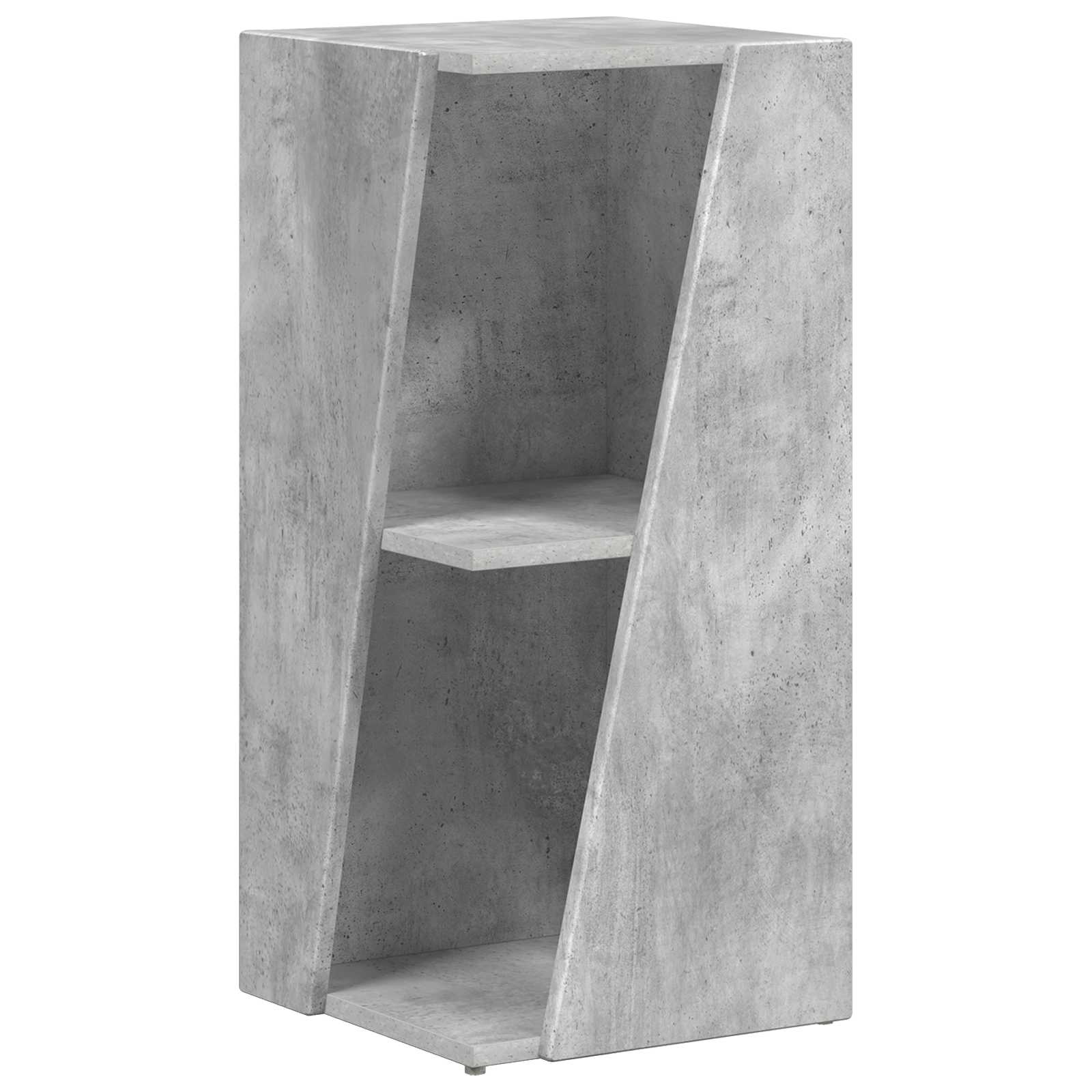 Bočna polica Betonski sivi 33 x 32 x 70,5 cm Konstruirano drvo