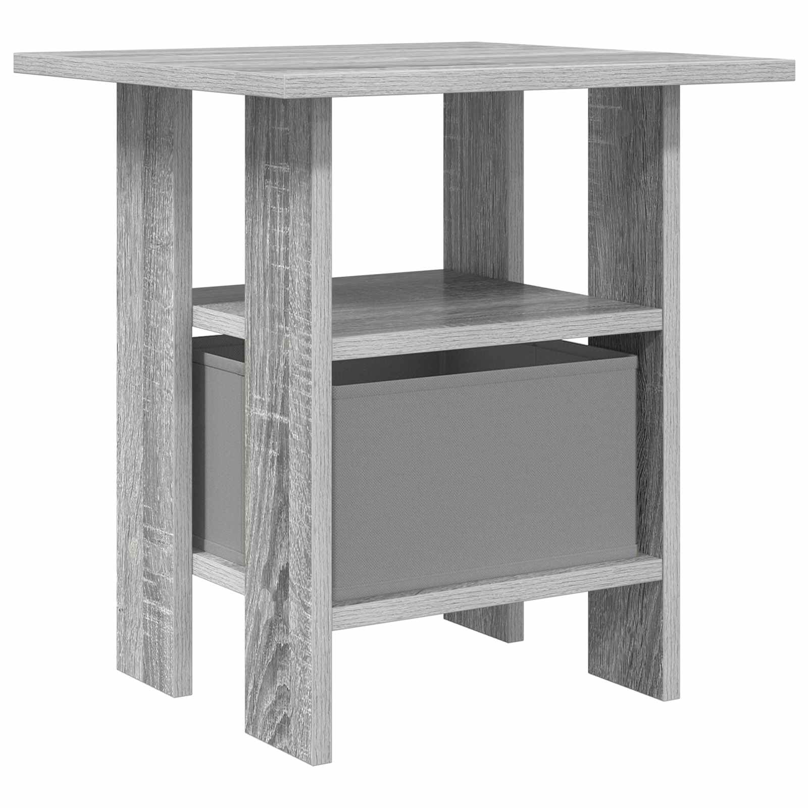 Noćni ormarić s ladicama 2 pcs Siva Sonoma 41 x 40 x 45 cm