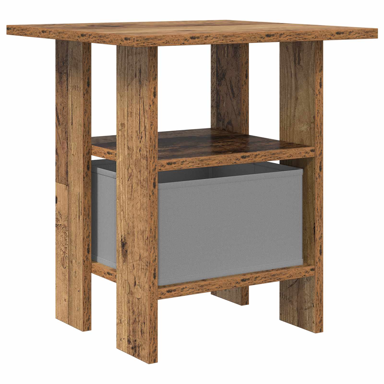 Noćni ormarić s ladicama 2 pcs Staro drvo 41 x 40 x 45 cm