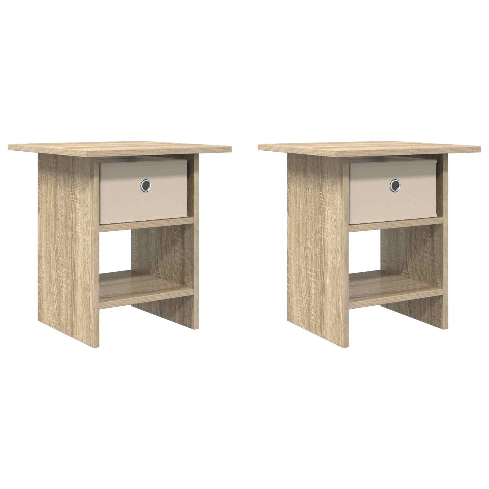 Noćni ormarić s ladicama 2 pcs Sonoma hrast 41 x 40 x 45 cm