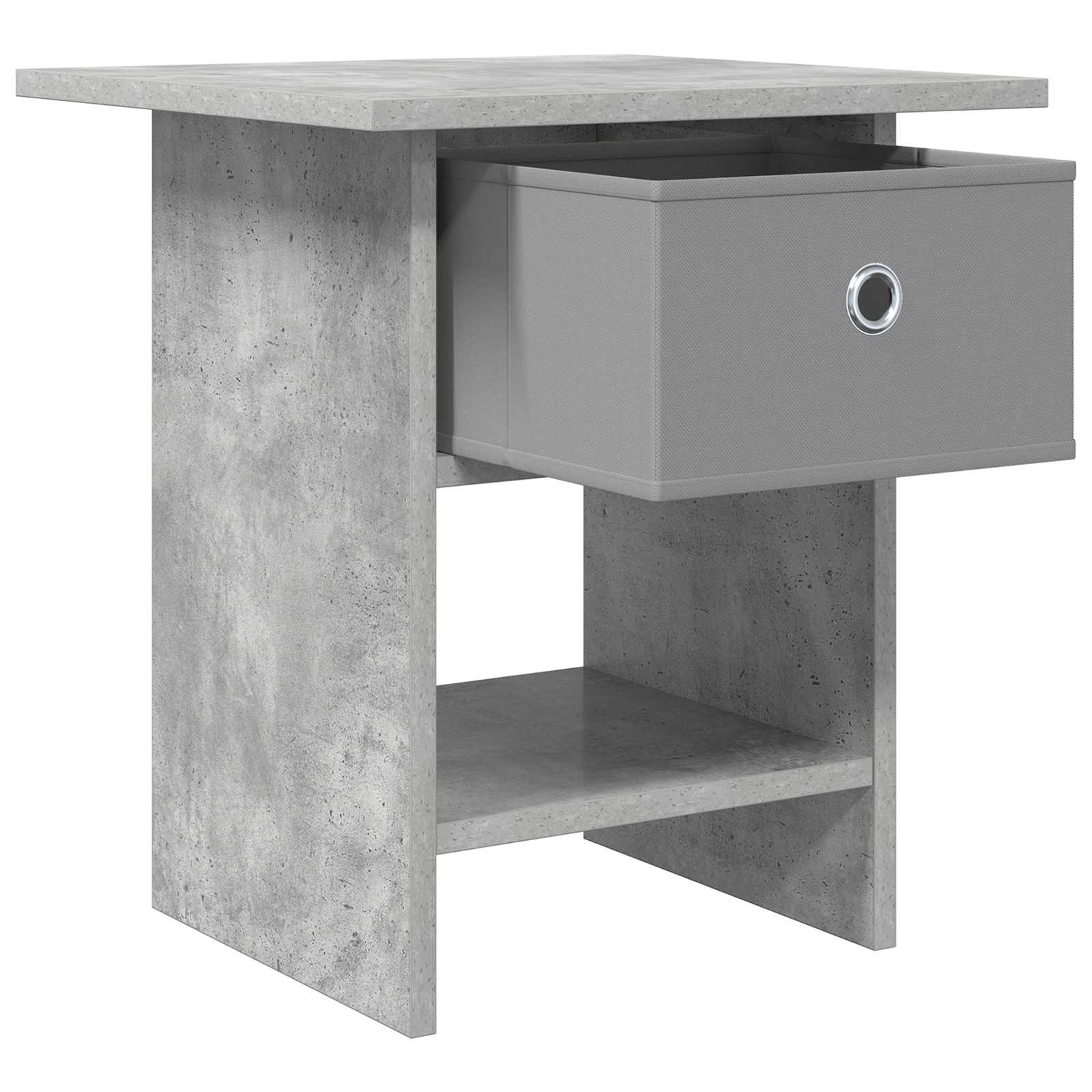Noćni ormarić s ladicama 2 pcs Betonski sivi 41 x 40 x 45 cm