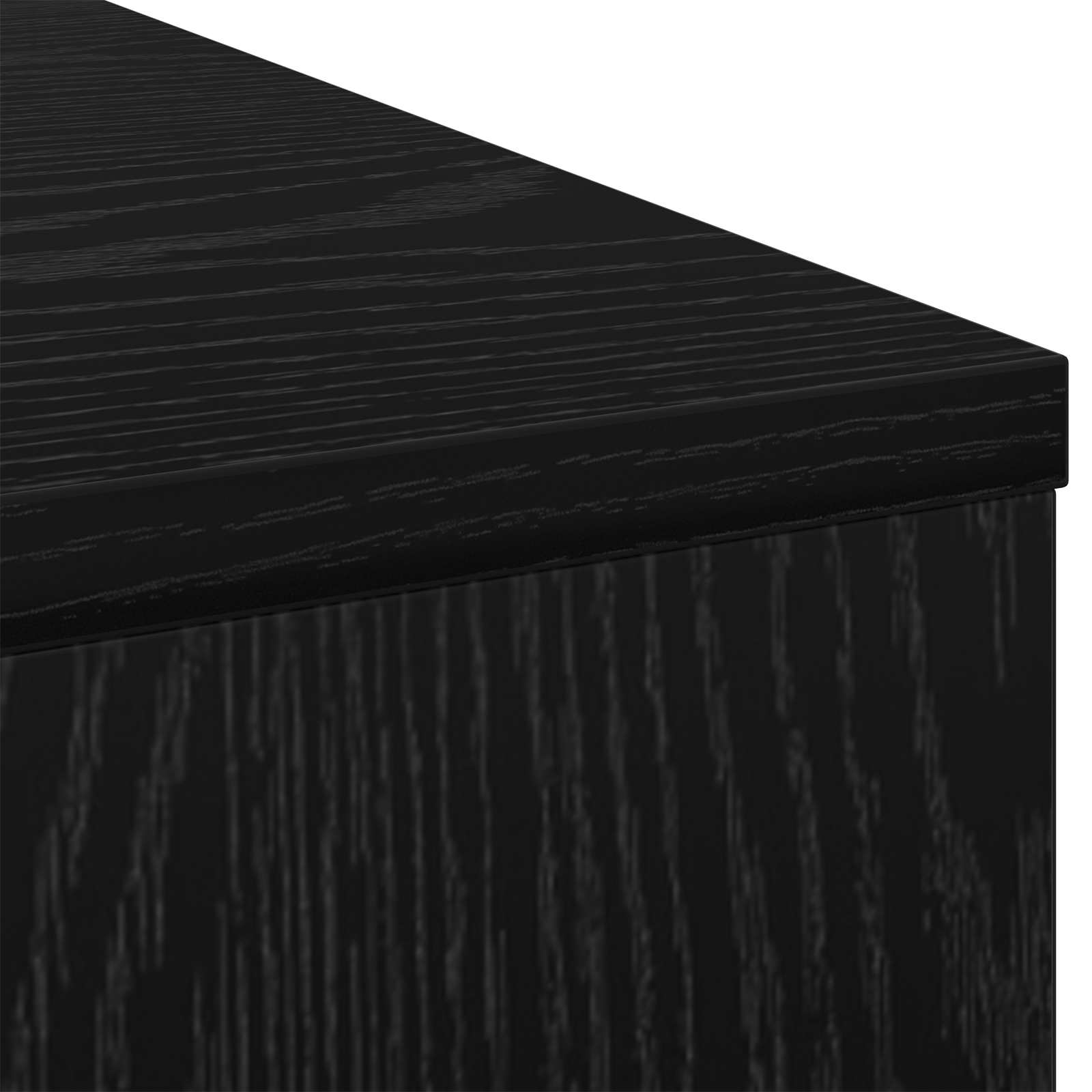 Stol s ladicama Crni hrast 100 x 40 x 75 cm Konstruirano drvo