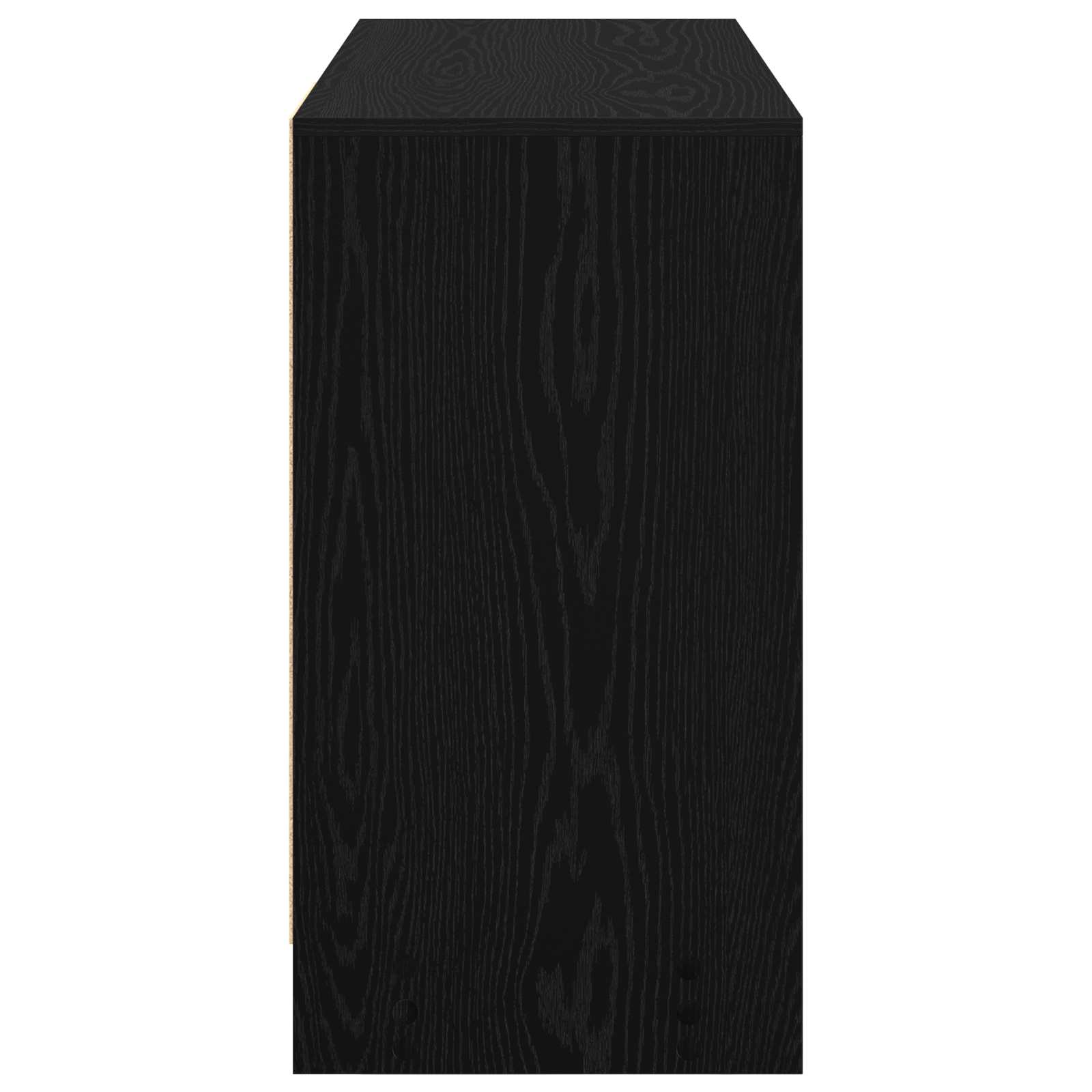 Stol s ladicama Crni hrast 100 x 40 x 75 cm Konstruirano drvo