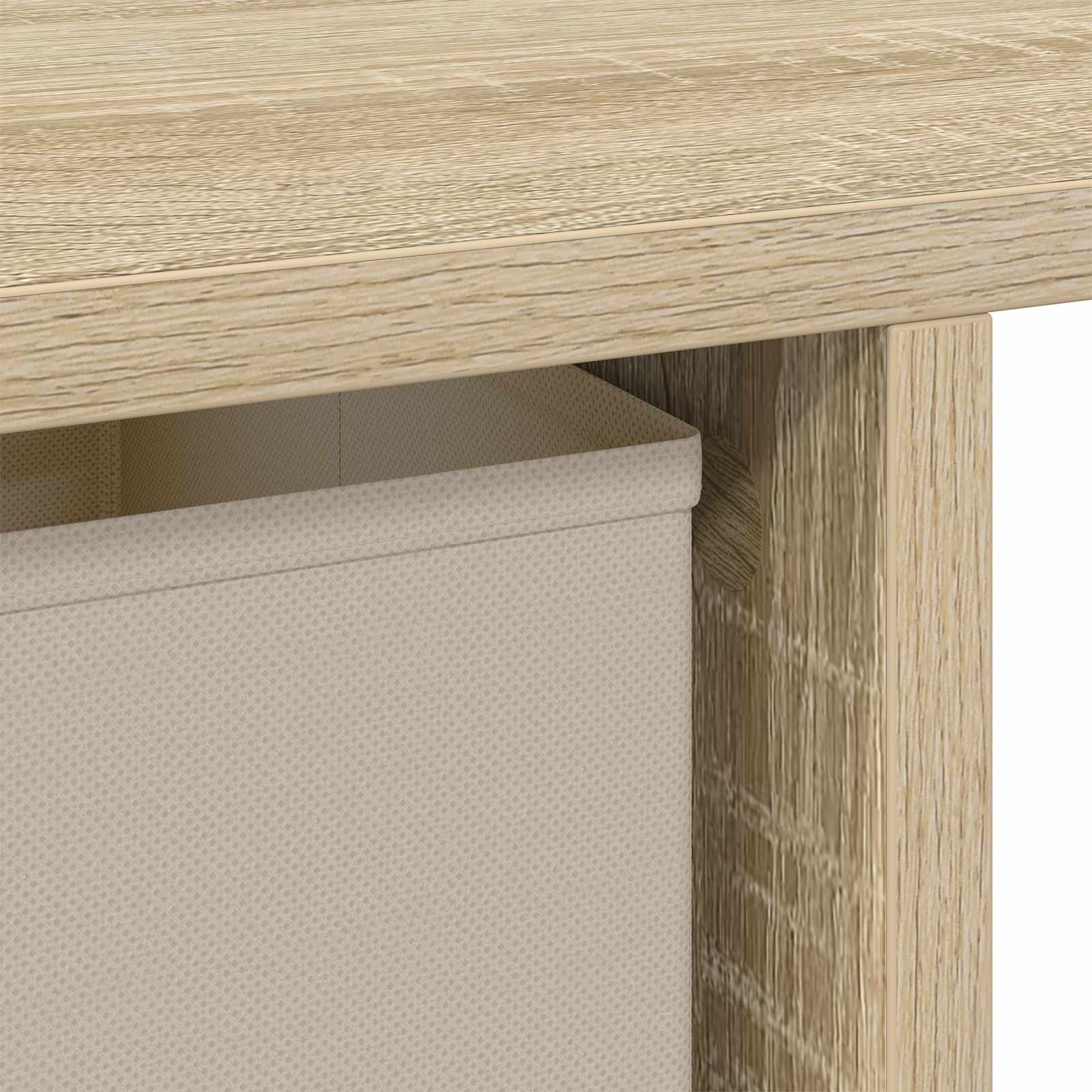 Stol s ladicama Sonoma hrast 100 x 40 x 75 cm Konstruirano drvo