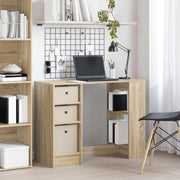 Stol s ladicama Sonoma hrast 100 x 40 x 75 cm Konstruirano drvo