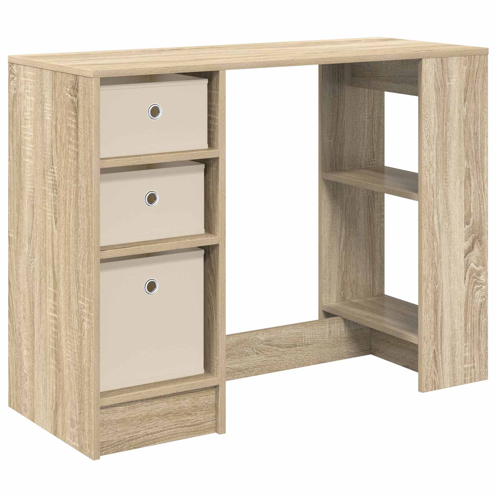 Stol s ladicama Sonoma hrast 100 x 40 x 75 cm Konstruirano drvo