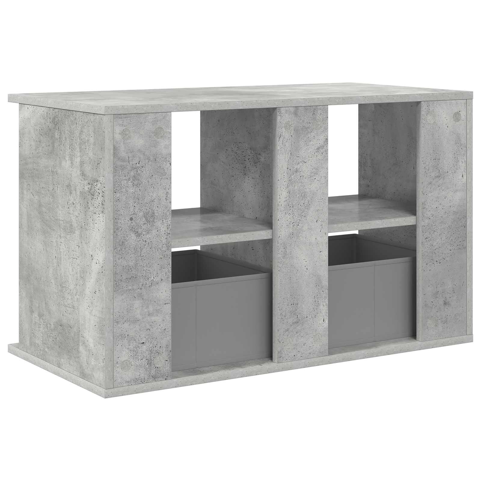 Stalak za TV s ladicama Betonski sivi 79 x 40 x 48 cm