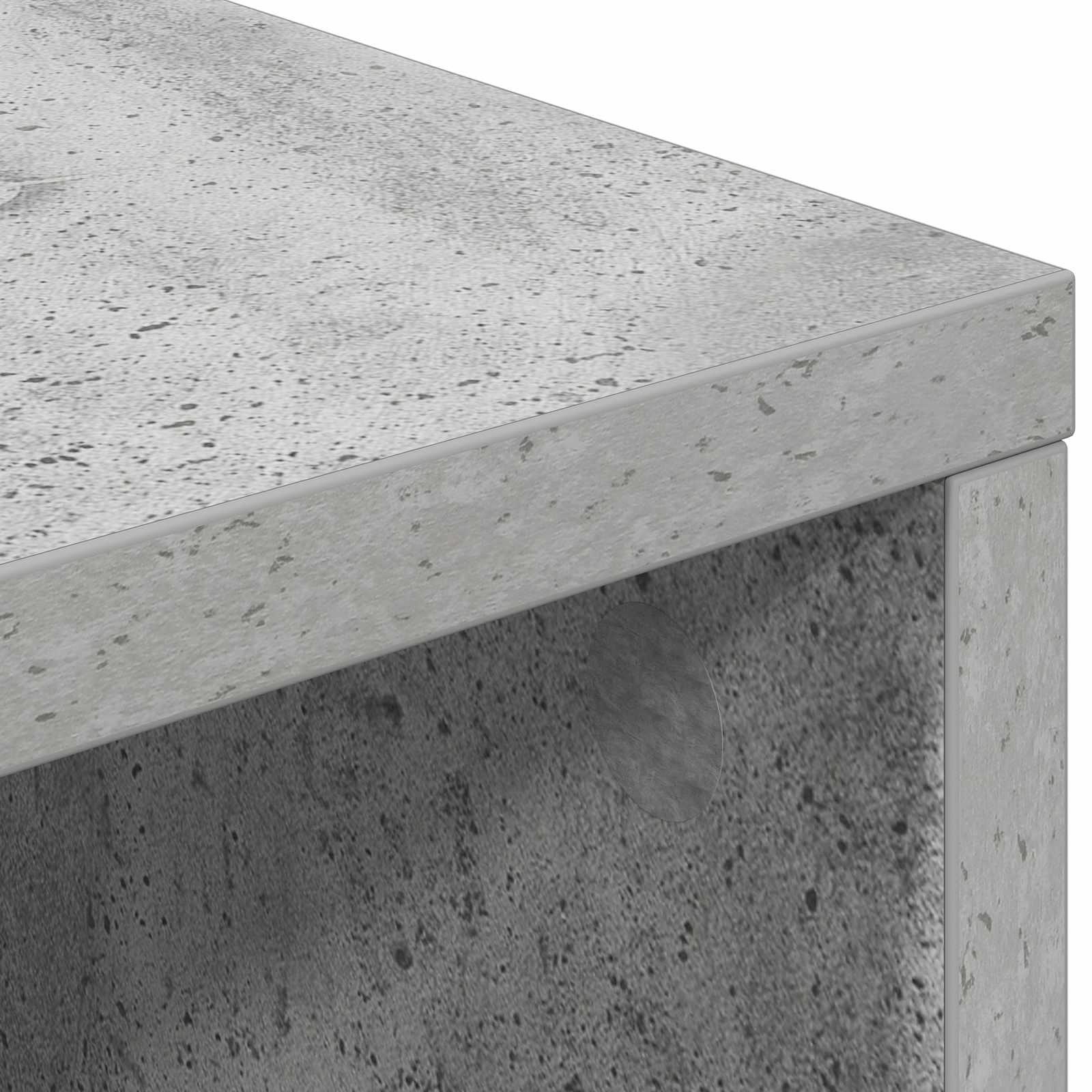Kreveta s ladicama Betonski sivi 60 x 33,5 x 84 cm