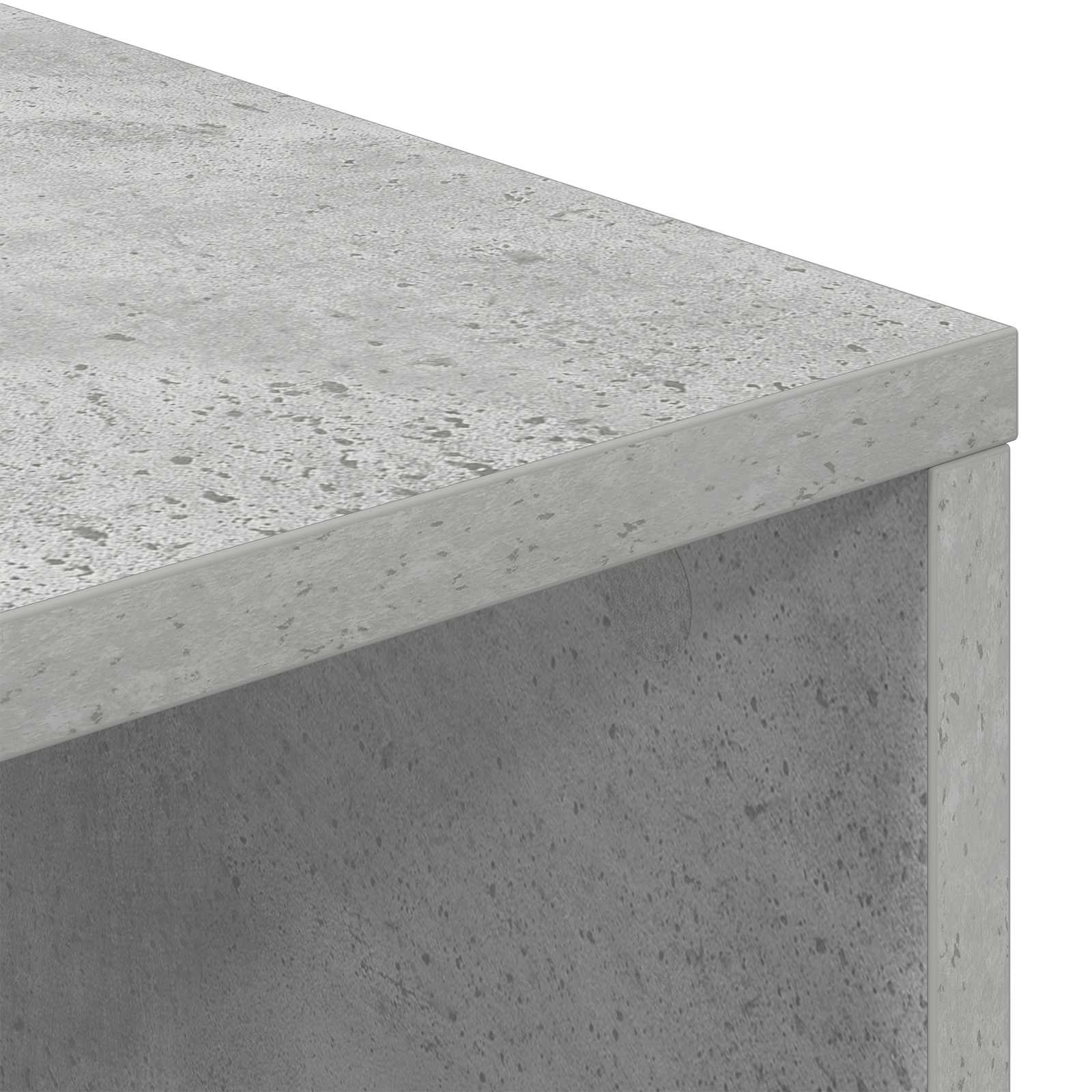 Kreveta s ladicama Betonski sivi 88,5 x 29 x 84,5 cm