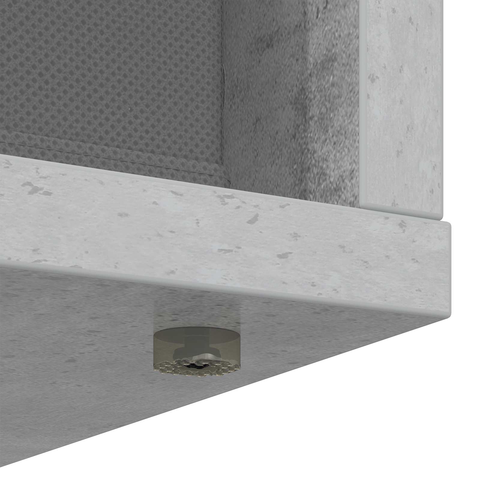 Kreveta s ladicama Betonski sivi 88,5 x 29 x 84,5 cm