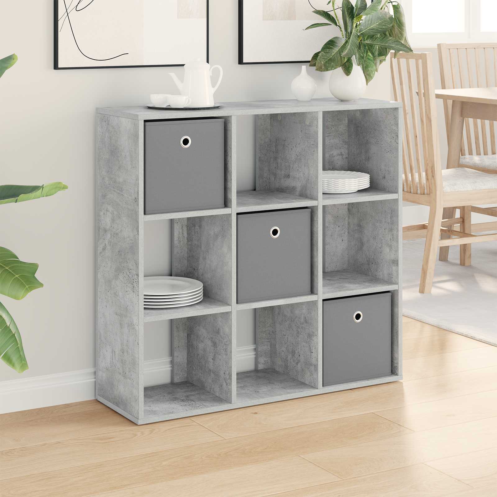 Kreveta s ladicama Betonski sivi 88,5 x 29 x 84,5 cm
