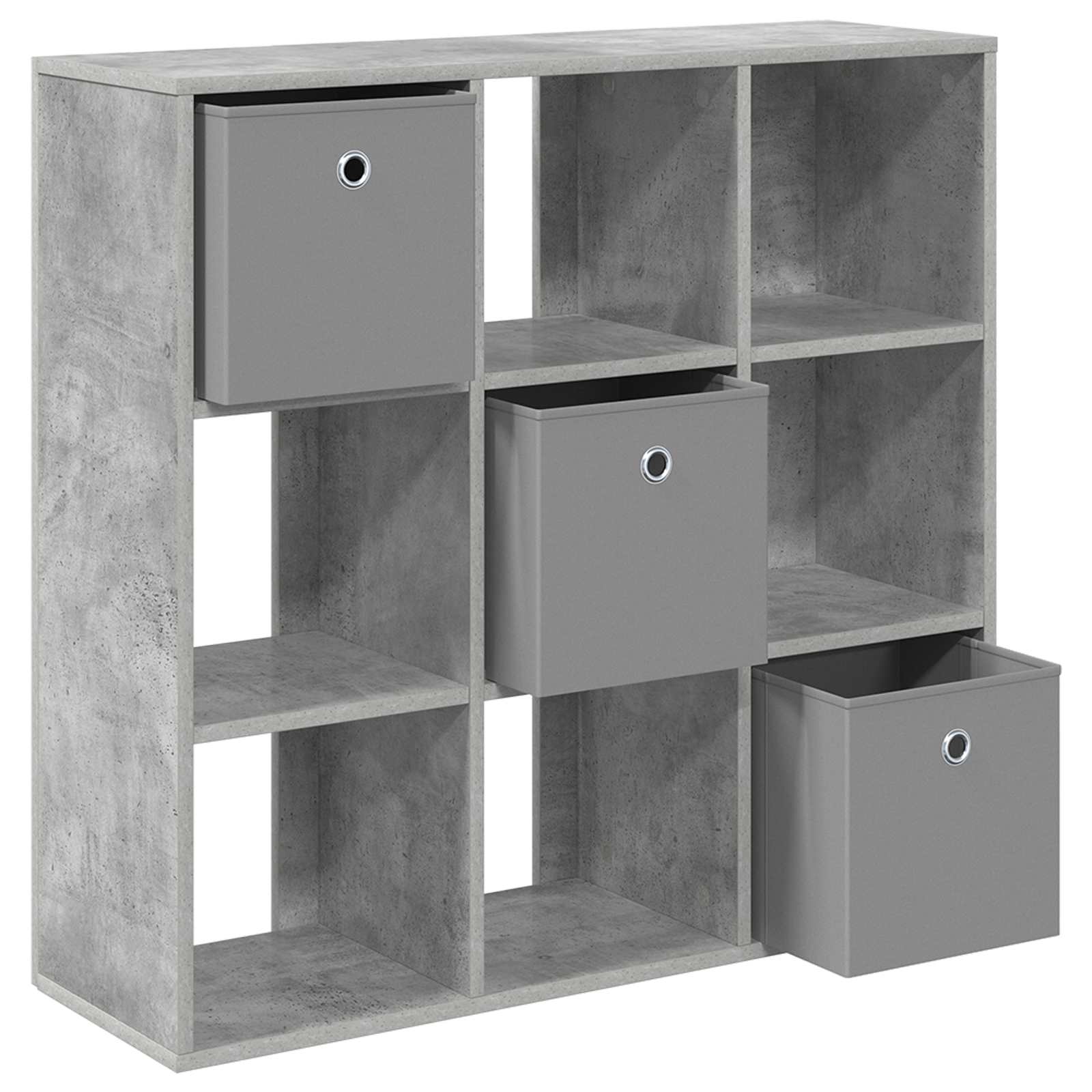 Kreveta s ladicama Betonski sivi 88,5 x 29 x 84,5 cm