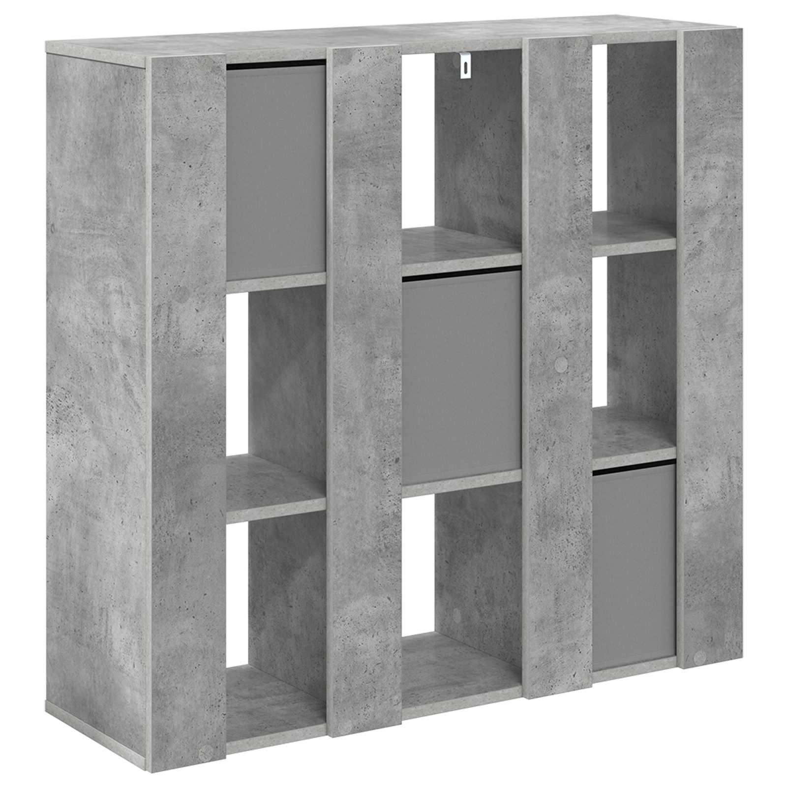 Kreveta s ladicama Betonski sivi 88,5 x 29 x 84,5 cm
