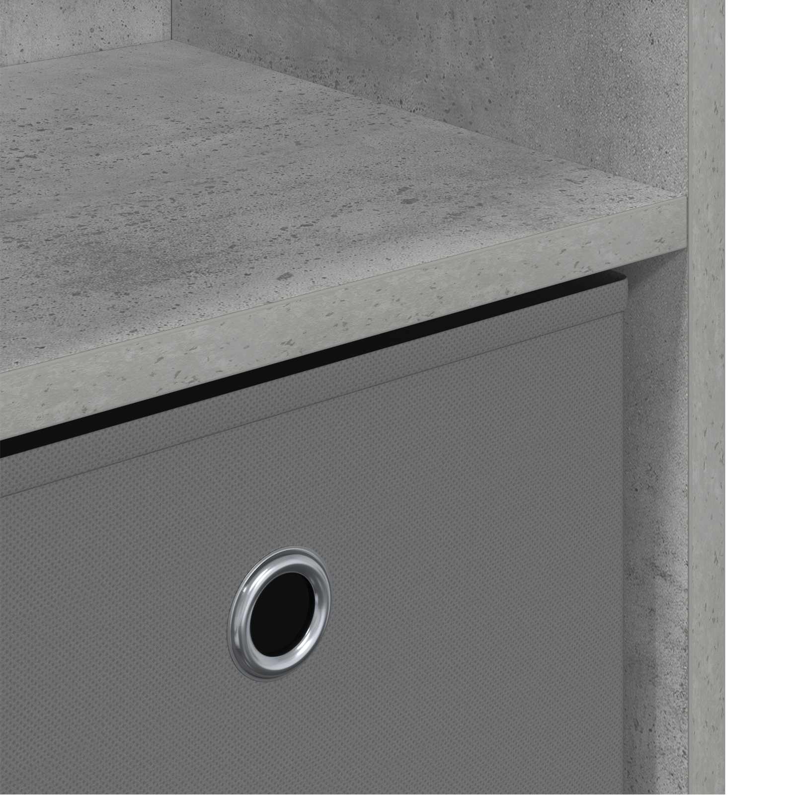 Kreveta s ladicama Betonski sivi 88,5 x 27,5 x 63,5 cm