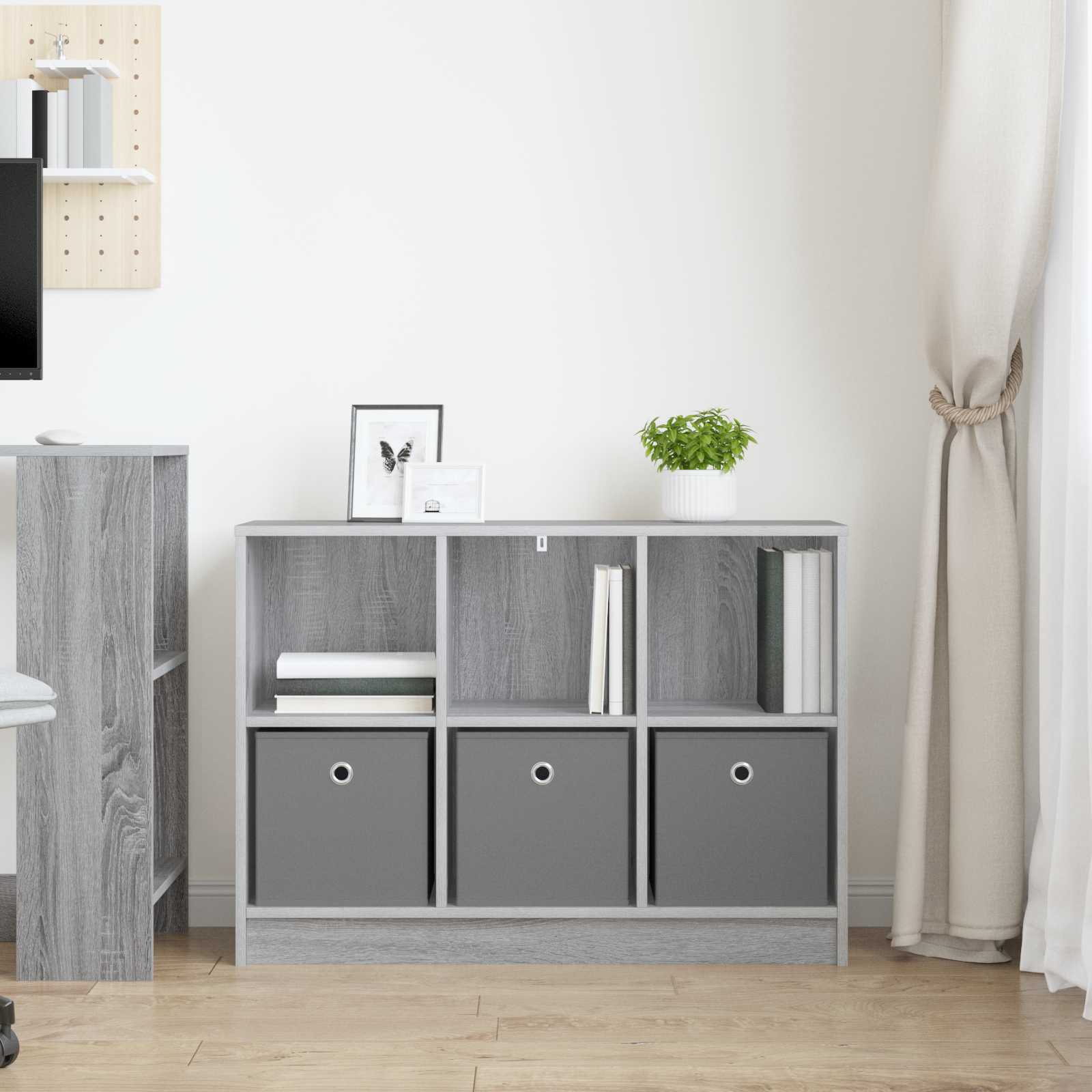 Kreveta s ladicama Siva Sonoma 88,5 x 27,5 x 63,5 cm