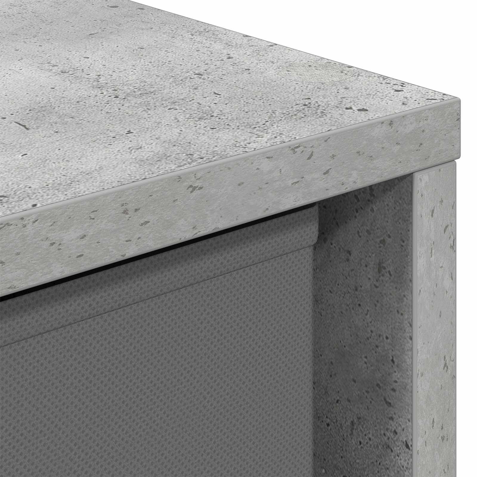 Kreveta s ladicama Betonski sivi 59,5 x 27 x 57 cm