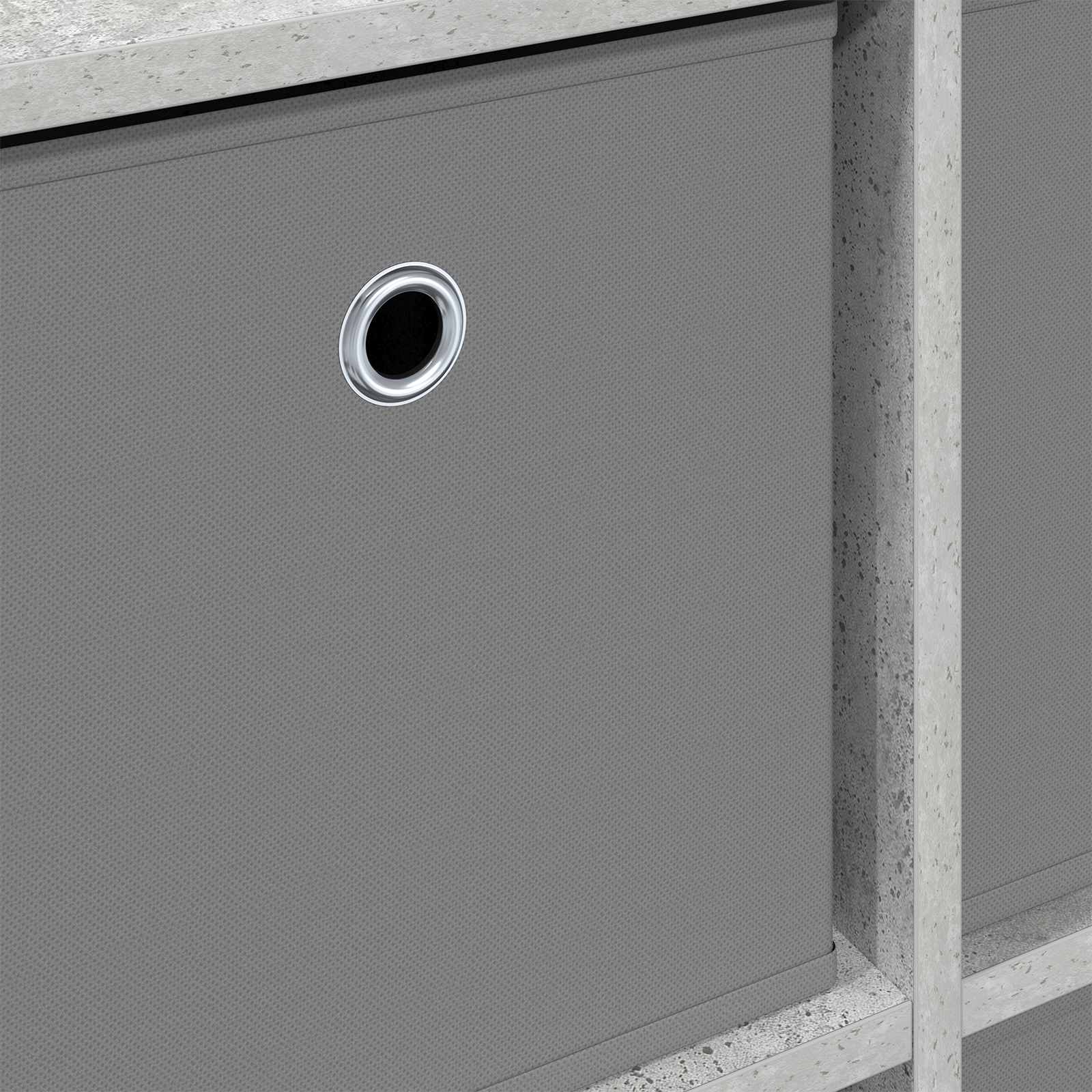 Kreveta s ladicama Betonski sivi 59,5 x 27 x 57 cm