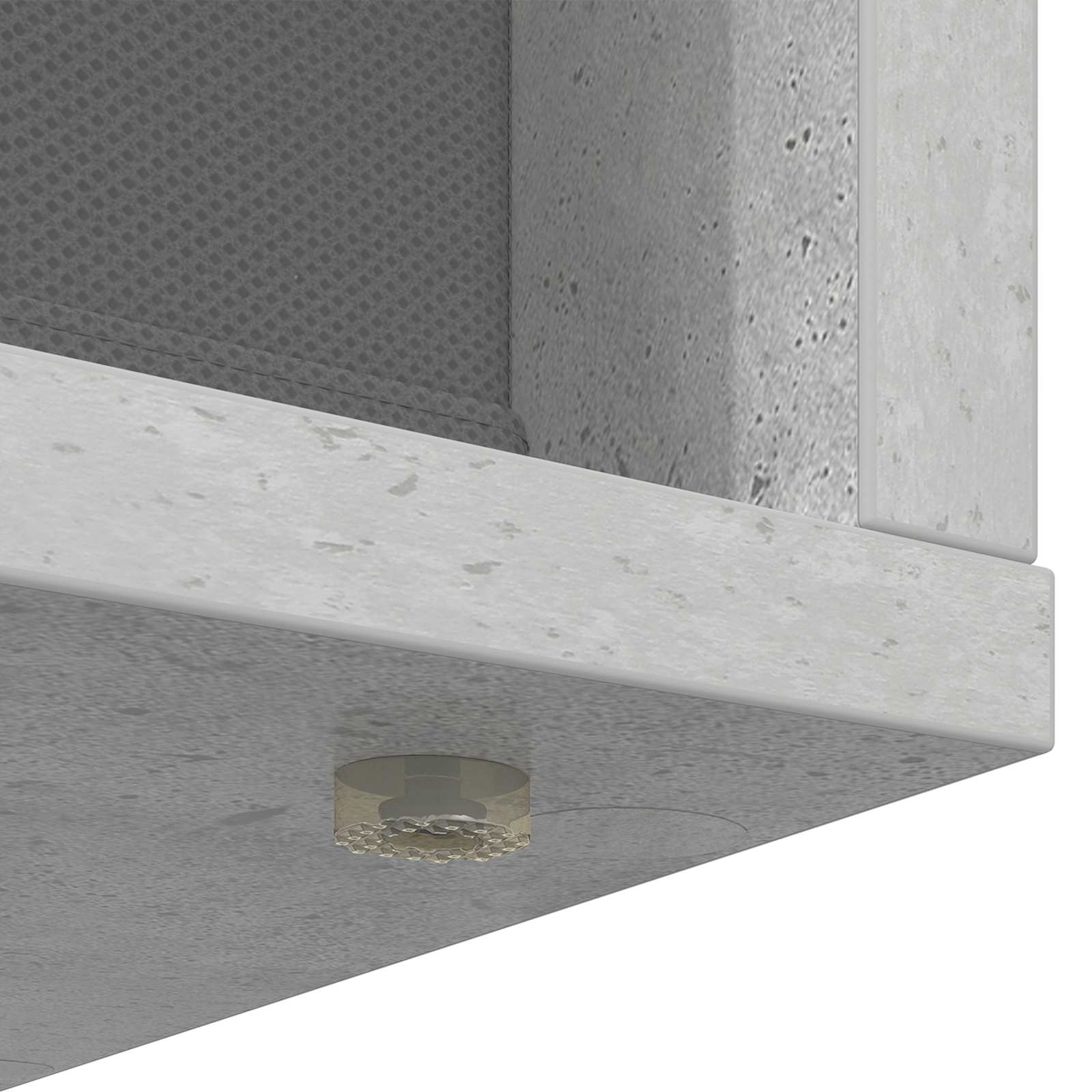 Kreveta s ladicama Betonski sivi 59,5 x 27 x 57 cm