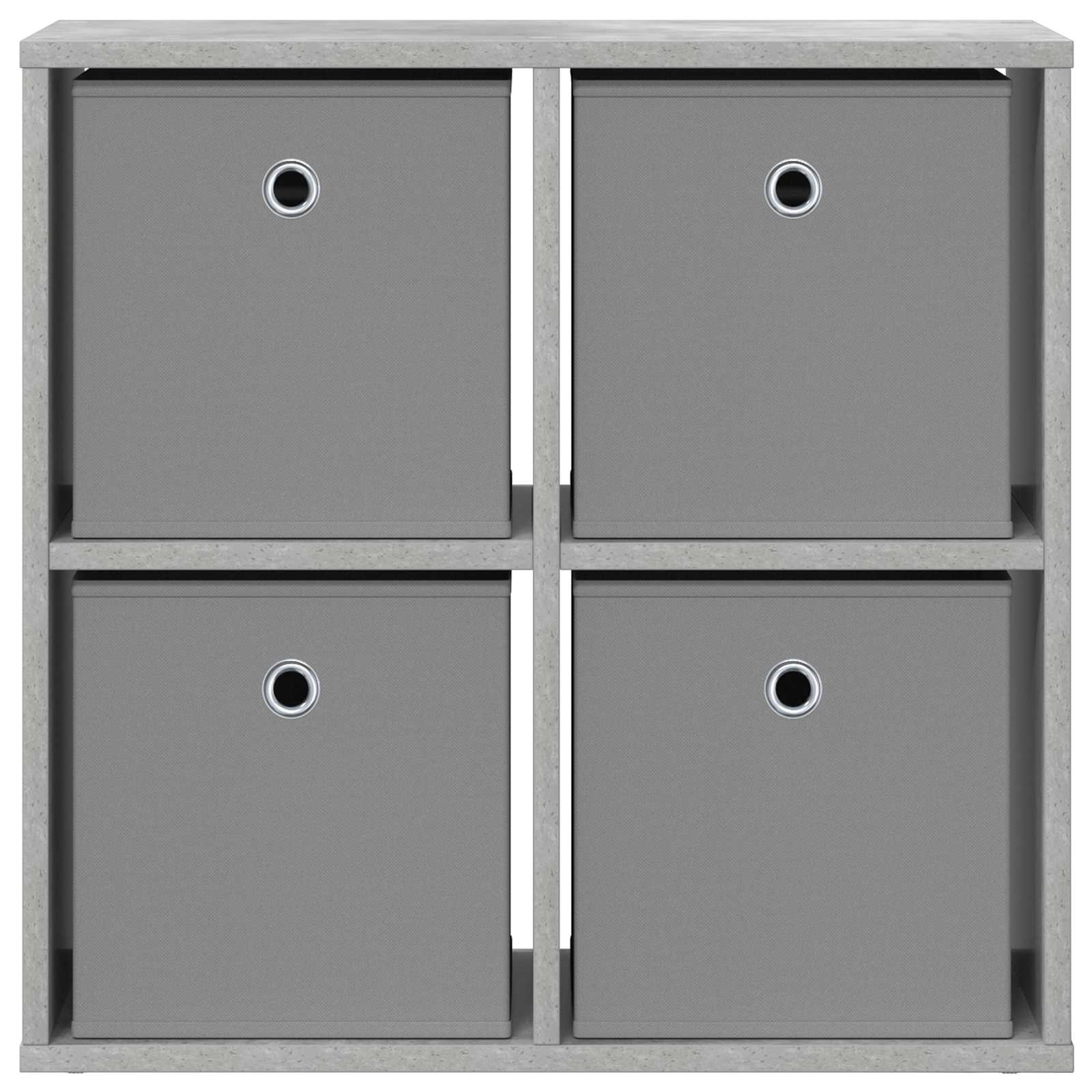 Kreveta s ladicama Betonski sivi 59,5 x 27 x 57 cm