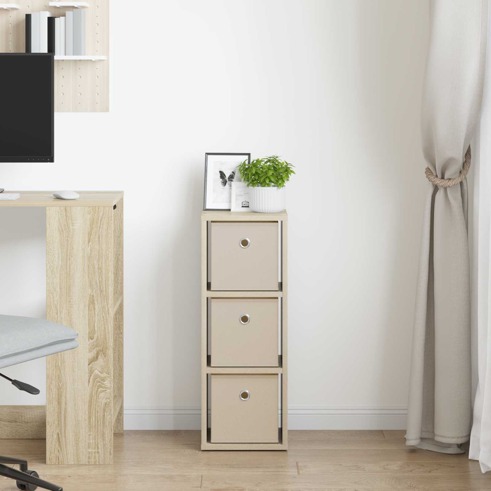 Kreveta s ladicama Sonoma hrast 25,5 x 22 x 69,5 cm