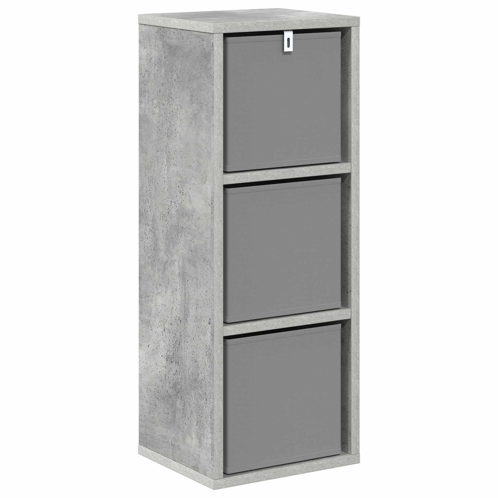 Kreveta s ladicama Betonski sivi 25,5 x 22 x 69,5 cm