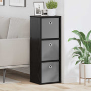 Kreveta s ladicama Crni hrast 30,5 x 27 x 84,5 cm