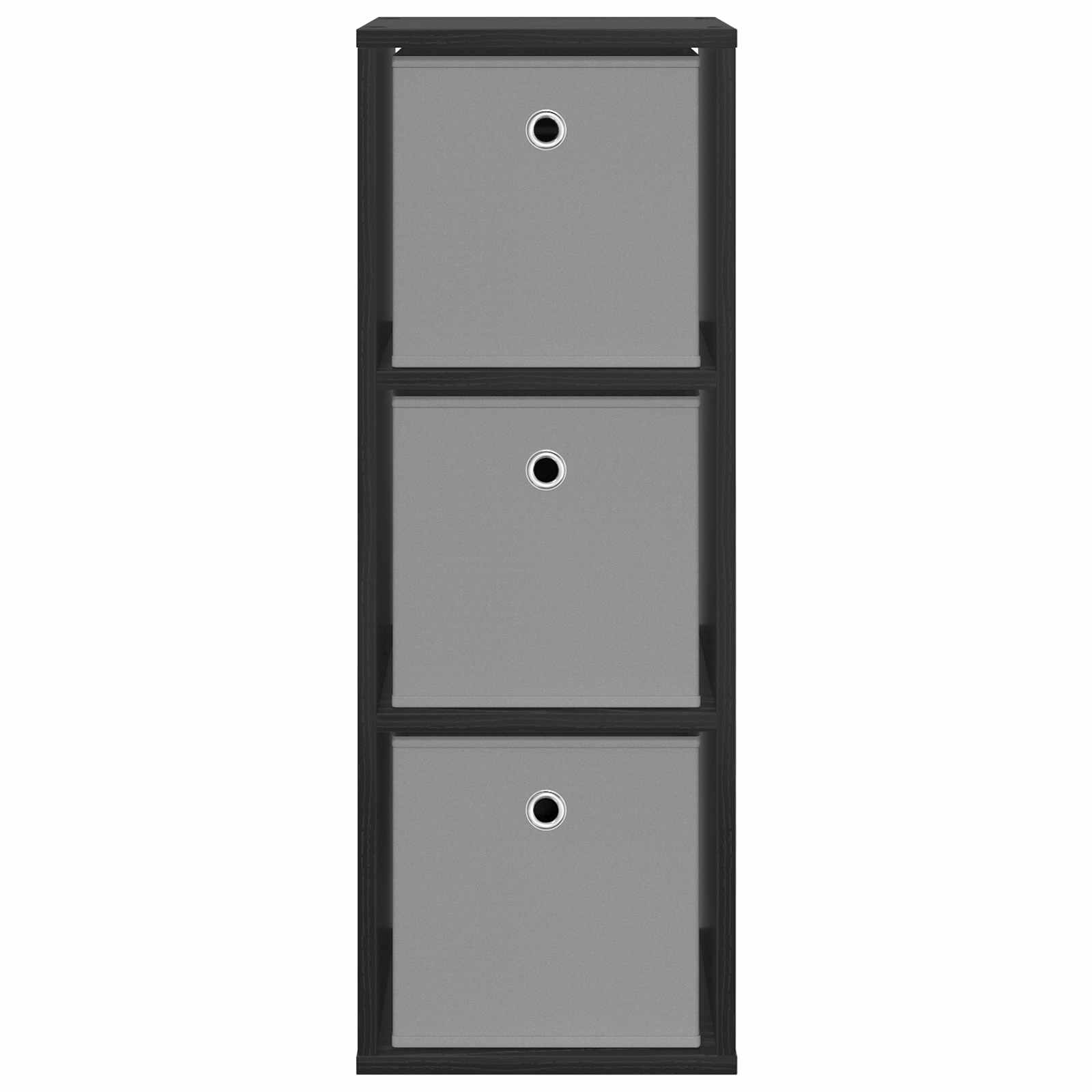Kreveta s ladicama Crni hrast 30,5 x 27 x 84,5 cm