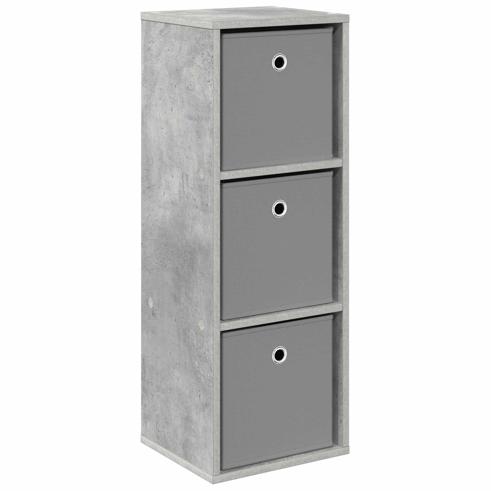 Kreveta s ladicama Betonski sivi 30,5 x 27 x 84,5 cm