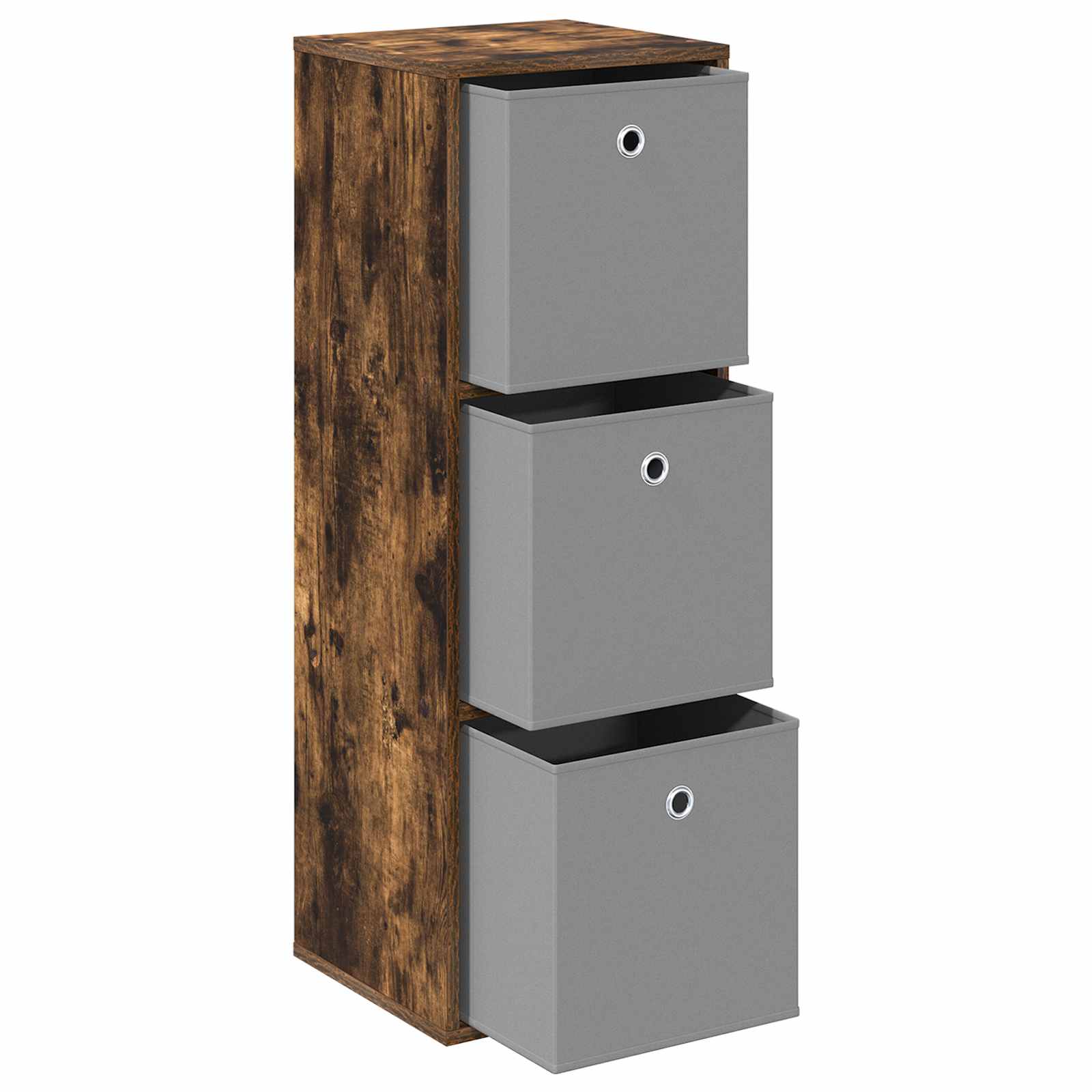 Kreveta s ladicama Dimljeni hrast 35 x 32 x 99,5 cm