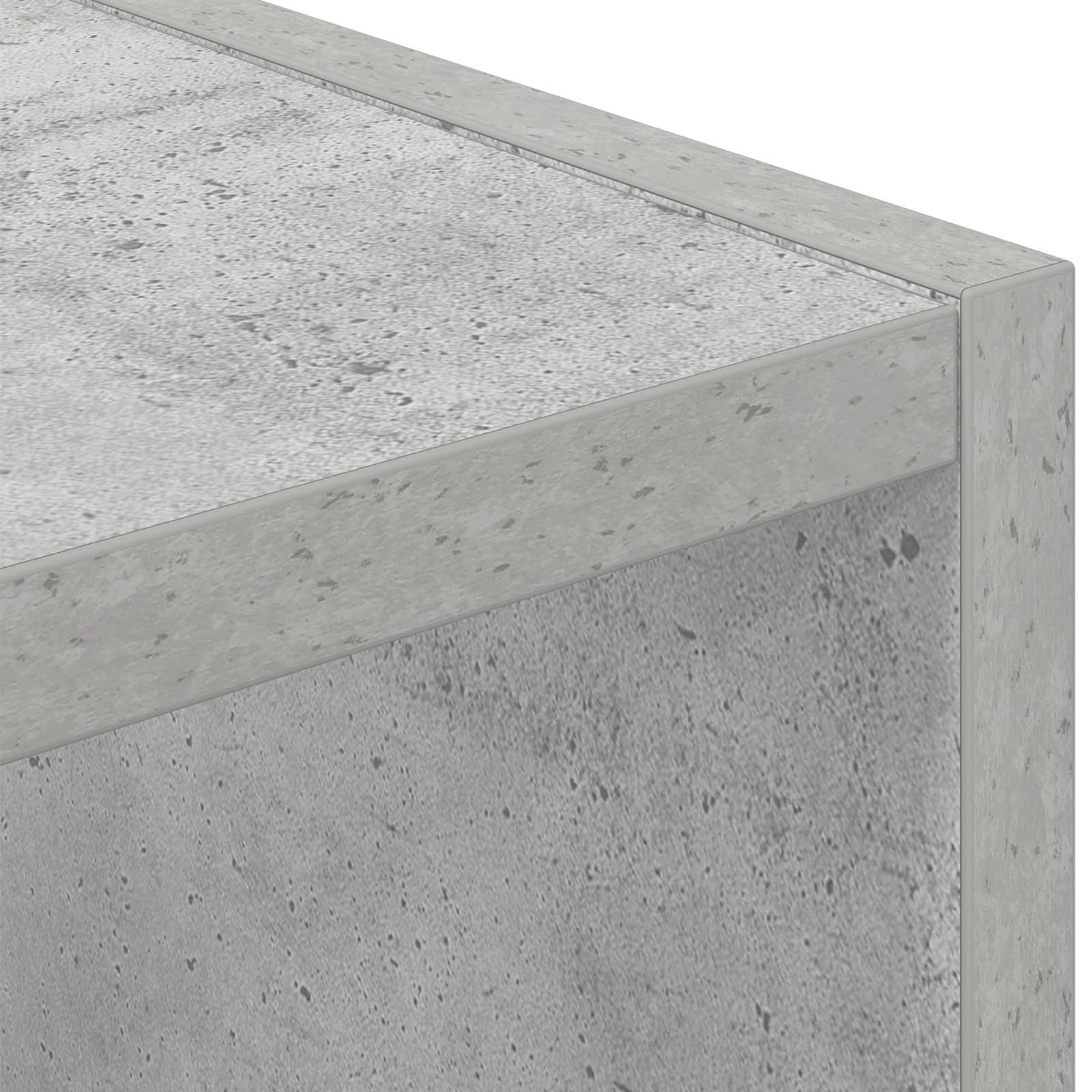 Noćni ormarić s ladicama Betonski sivi 25,5 x 22 x 49,5 cm