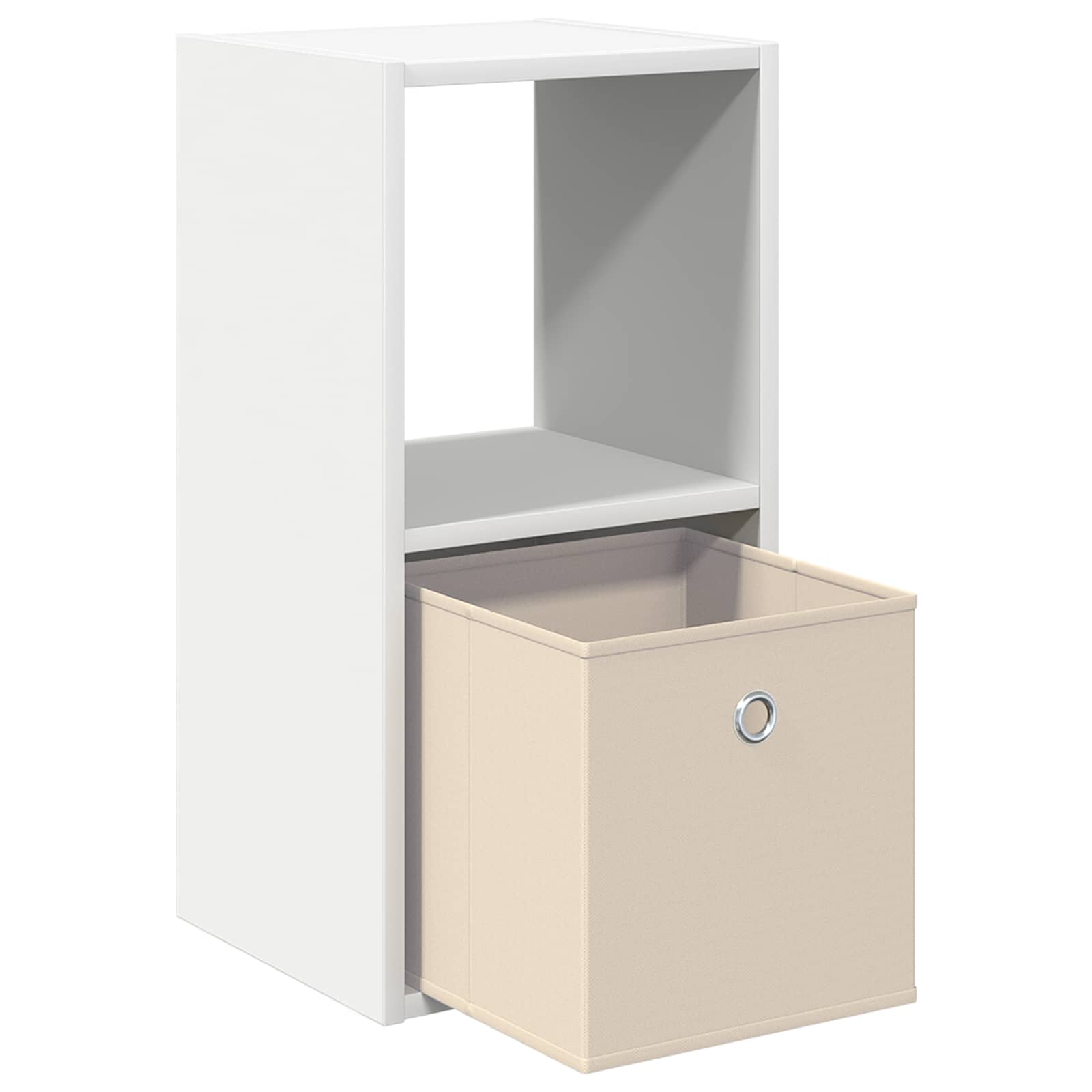 Noćni ormarić s ladicama 2 pcs Bijelo 30,5 x 27 x 59,5 cm