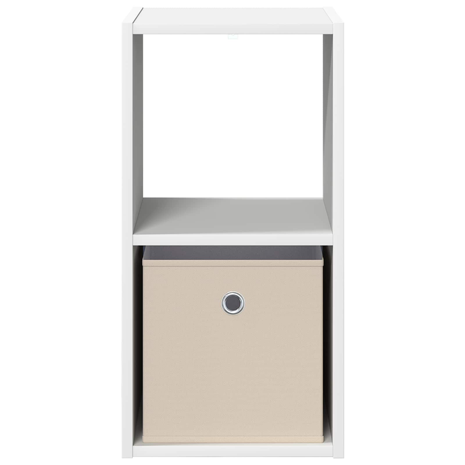 Noćni ormarić s ladicama 2 pcs Bijelo 30,5 x 27 x 59,5 cm