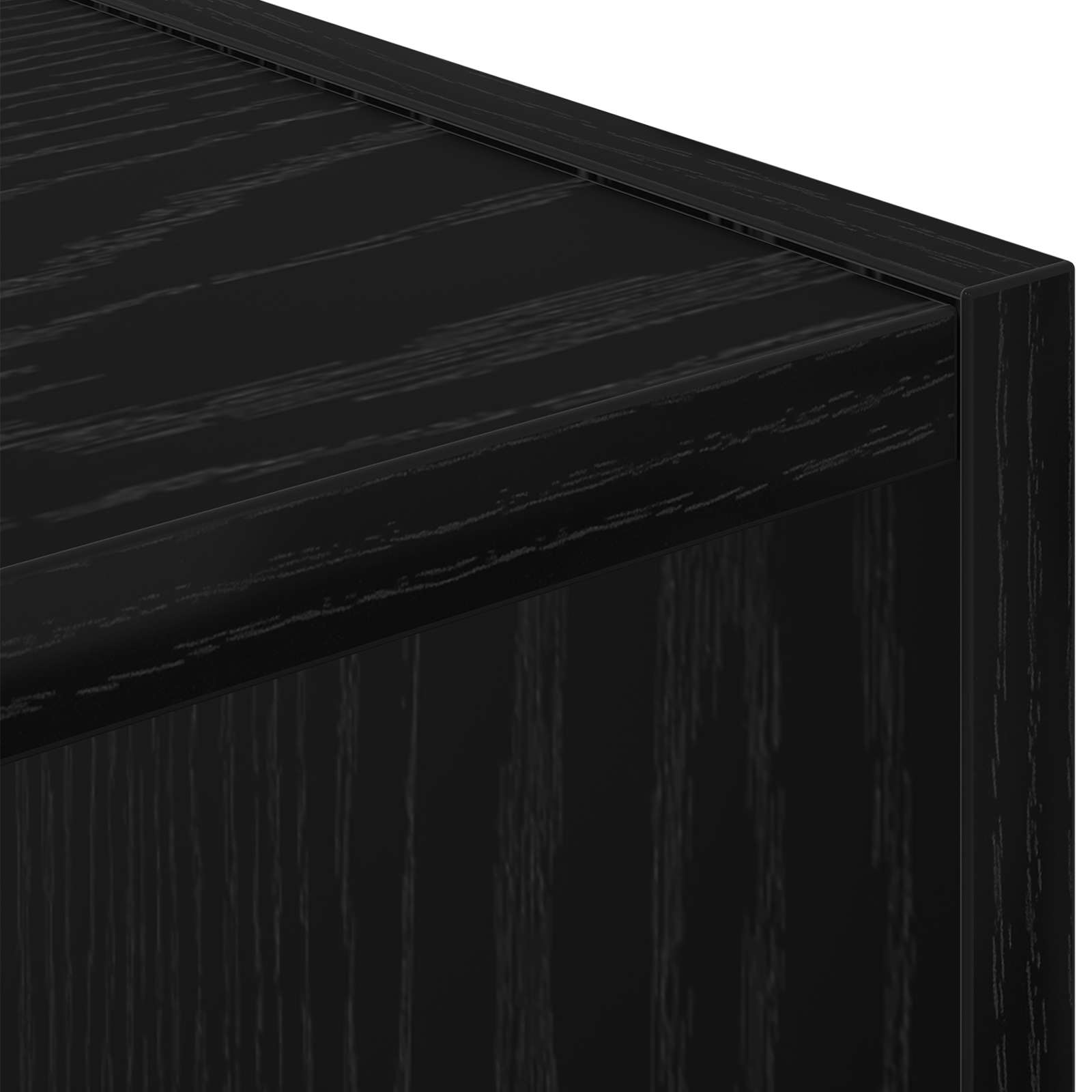 Noćni ormarić s ladicama 2 pcs Crni hrast 30,5 x 27 x 59,5 cm