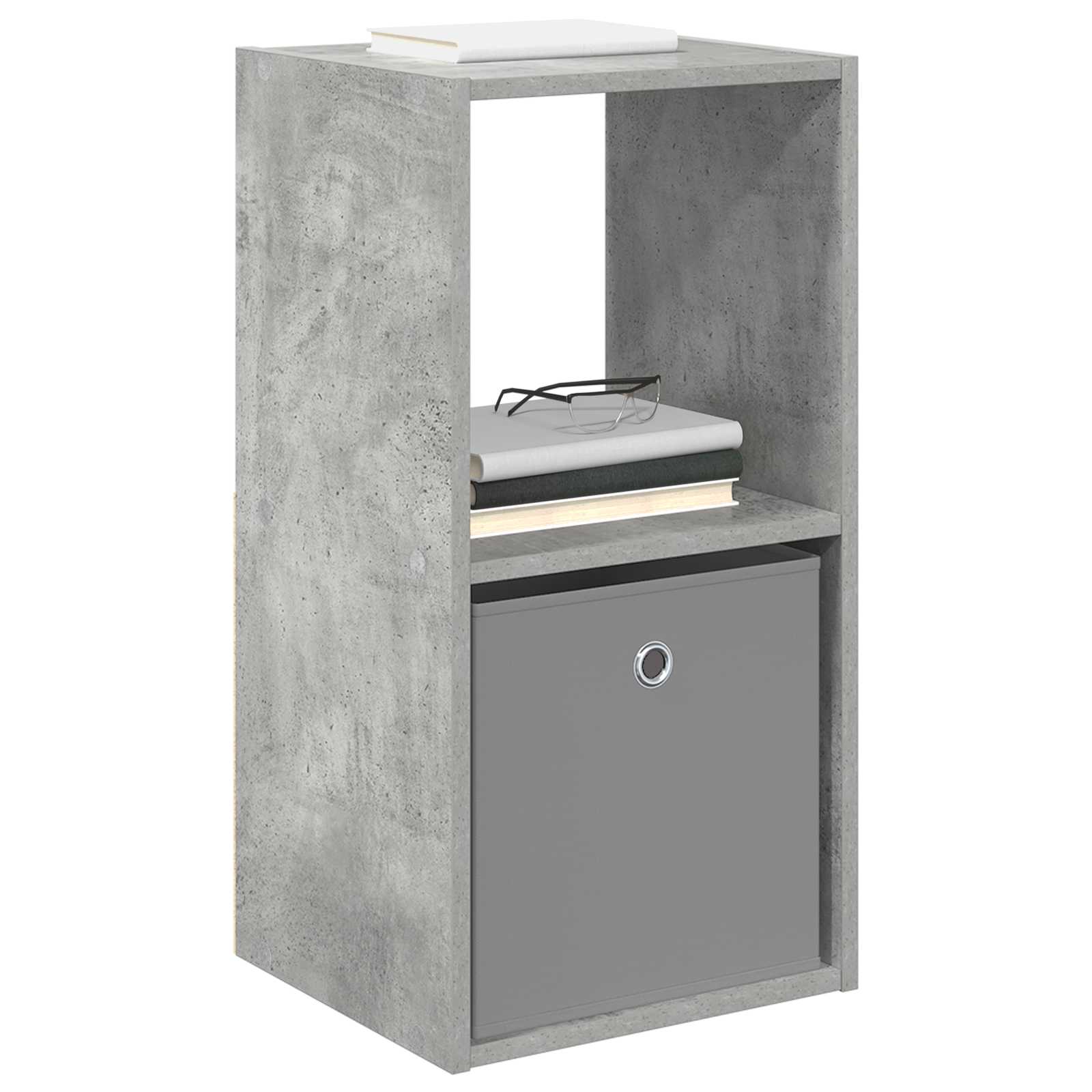 Noćni ormarić s ladicama 2 pcs Betonski sivi 35 x 32 x 68,5 cm