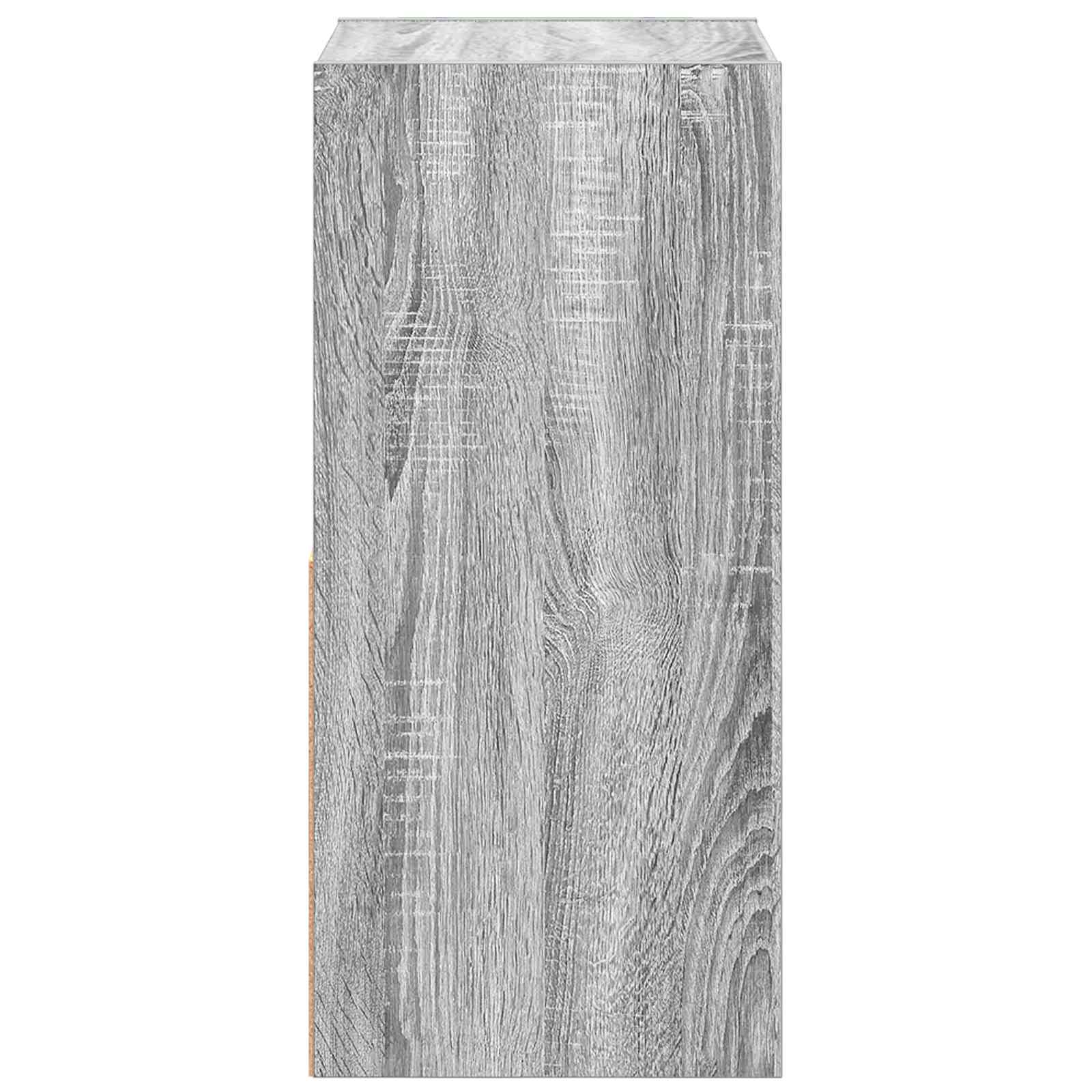 Noćni ormarić 2 pcs Siva Sonoma 35 x 32 x 68,5 cm